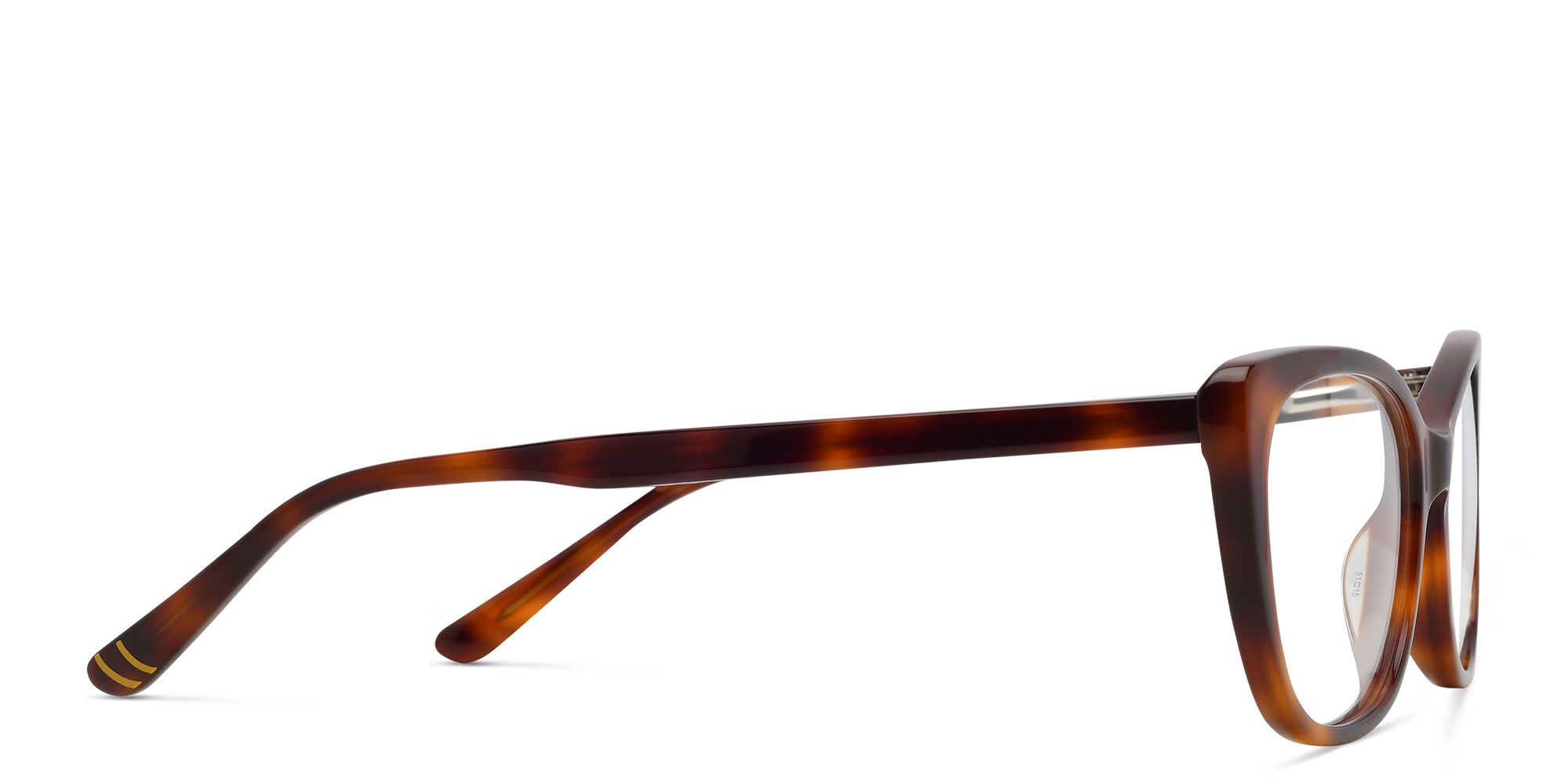 EYE'M Kids Cat Eye Eyeglasses in Havana – Product Photo 3