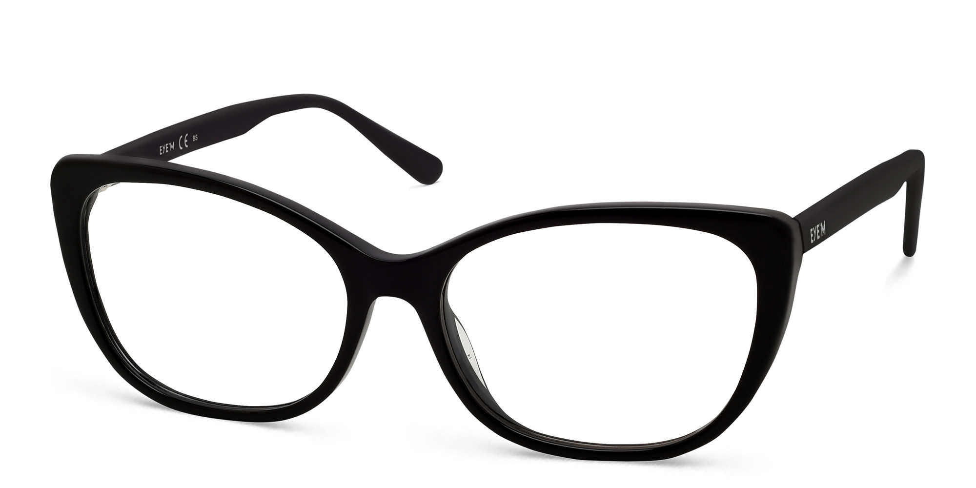 EYE'M Kids Cat Eye Eyeglasses in Black – Product Photo 2