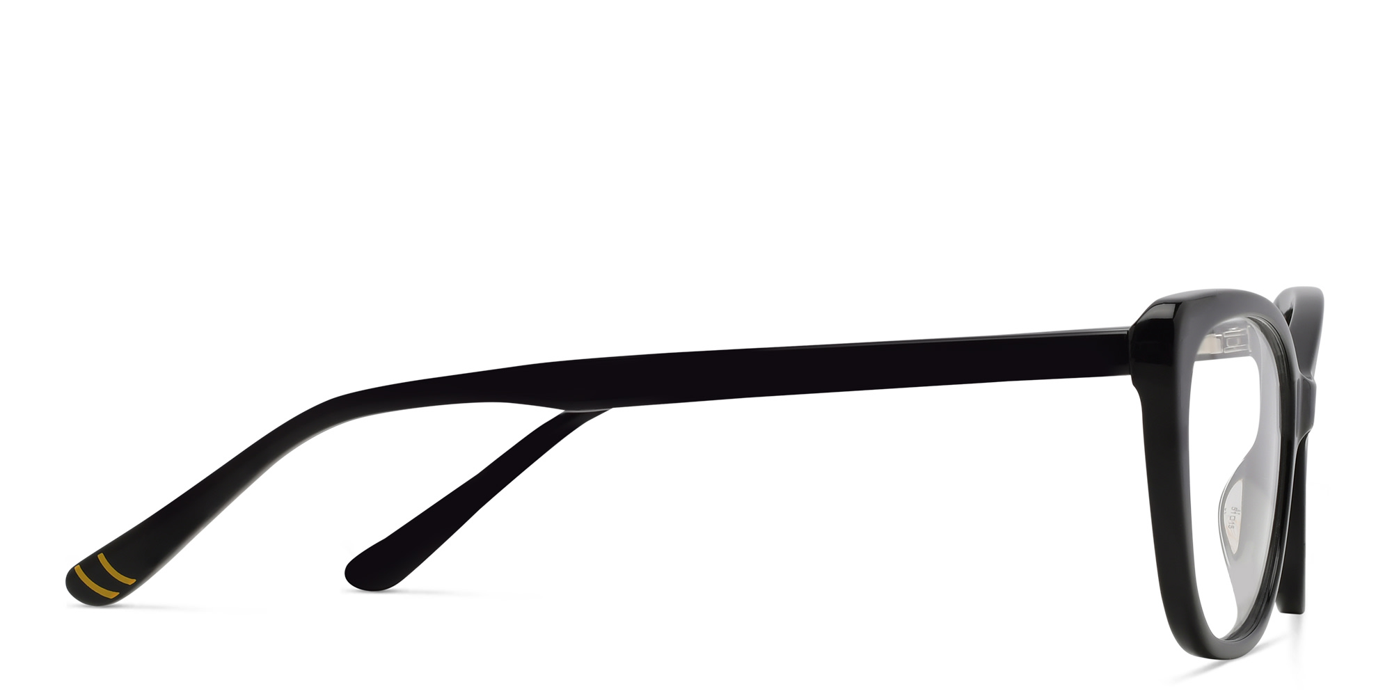 EYE'M Kids Cat Eye Eyeglasses in Black – Product Photo 3