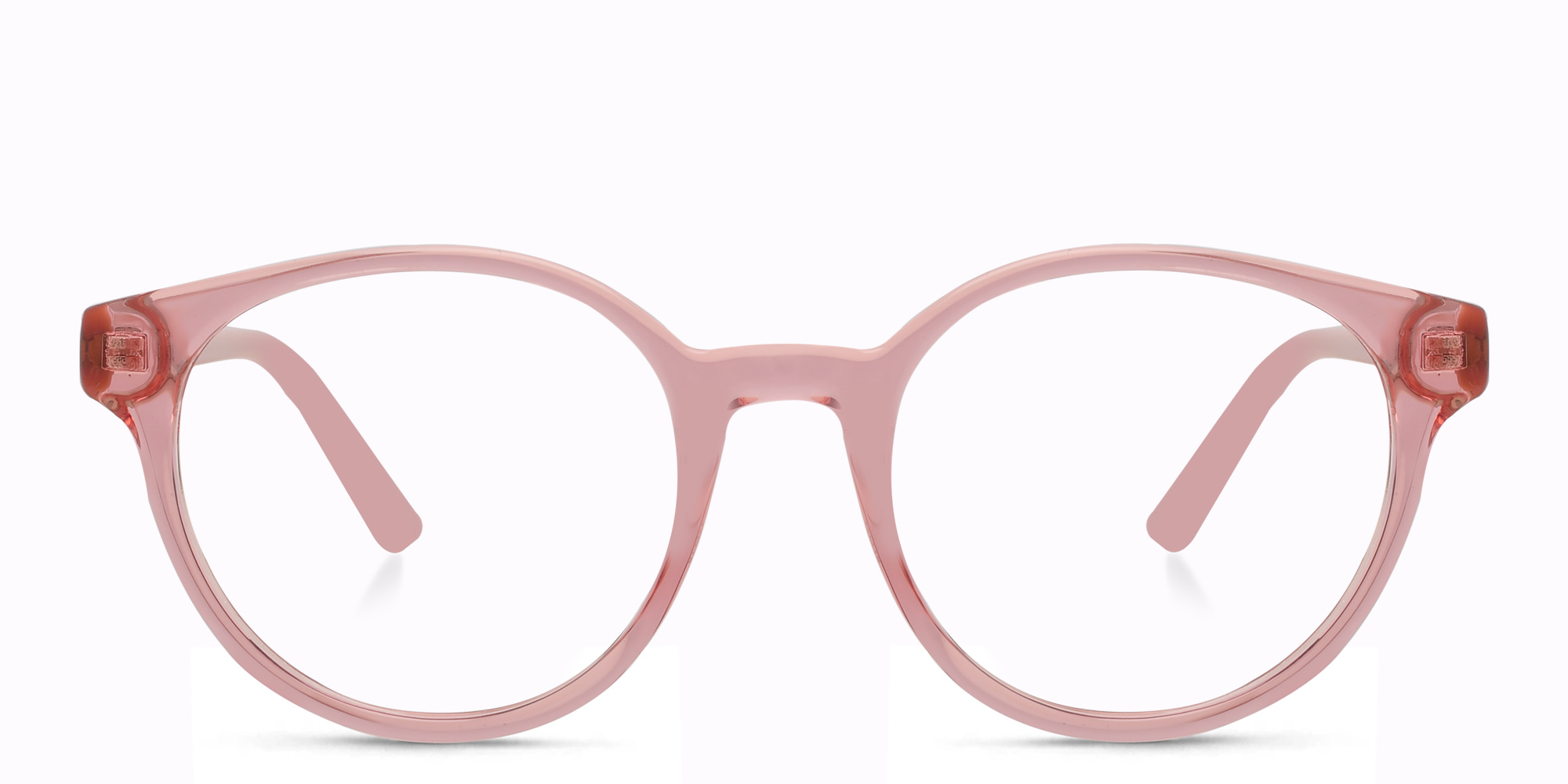 نظارة طبية بإطار دائري للأطفال من EYE'M بلون زهري - صورة المنتج 1