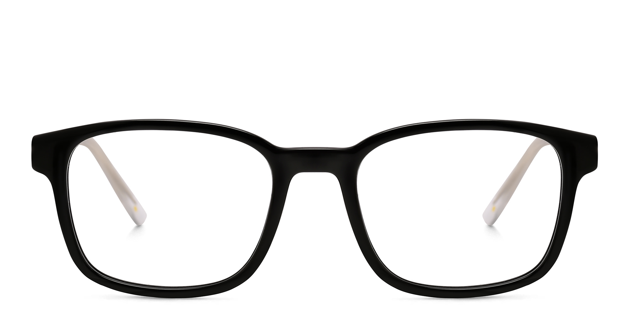 EYE'M Kids Rectangle Eyeglasses in Black – Product Photo 1