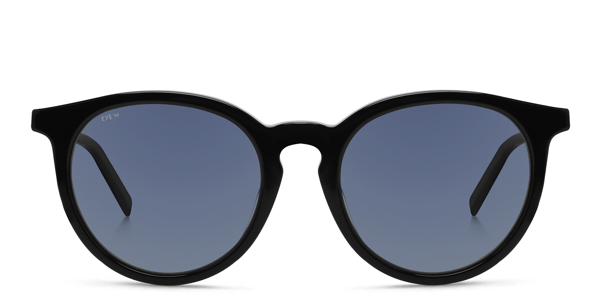 تسوق نظارة شمسية بإطار دائري EYE'M بلون أسود أونلاين.