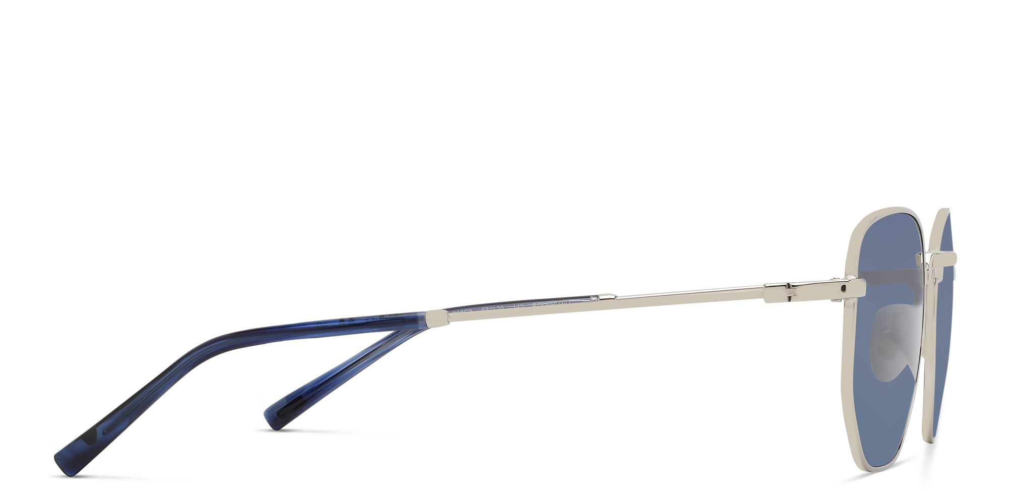 نظارة شمسية بإطار غير منتظم من EYE'M بلون فضي - صورة المنتج 3