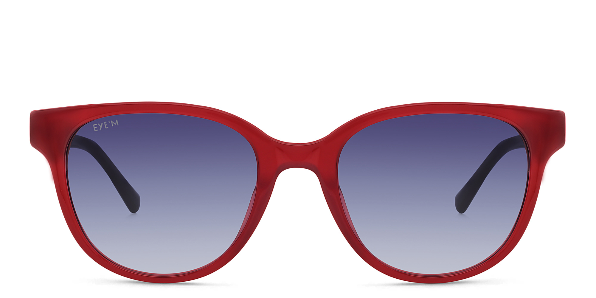 Shop EYE'M Square Sunglasses in Red online.