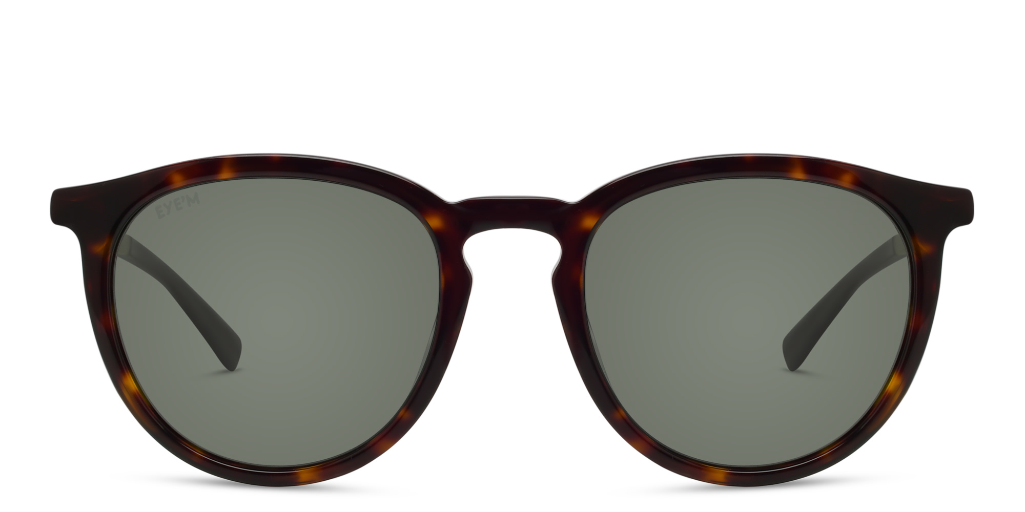 EYE'M Round Sunglasses in Havana – Product Photo 1