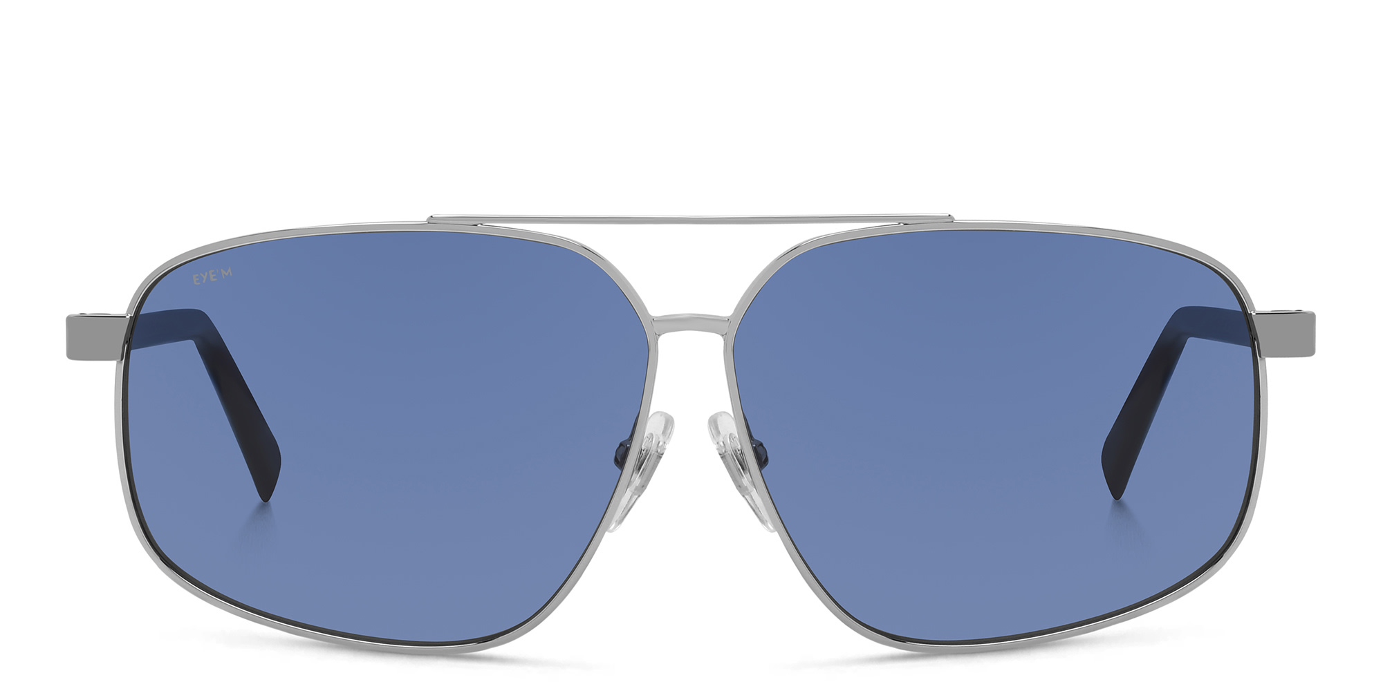 EYE'M Aviator Sunglasses in Silver – Product Photo 1