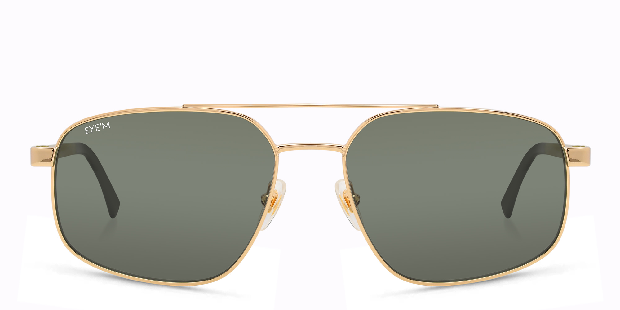 EYE'M Aviator Sunglasses in Gold – Product Photo 1