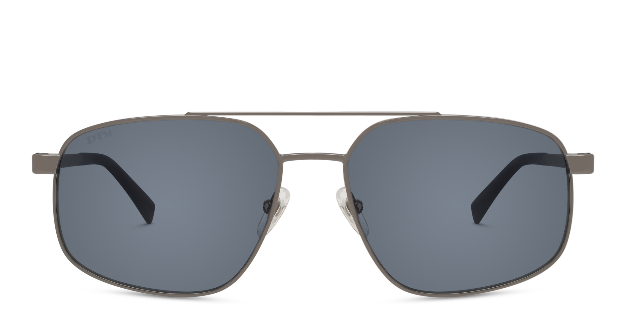 EYE'M Aviator Sunglasses in Silver – Product Photo 1