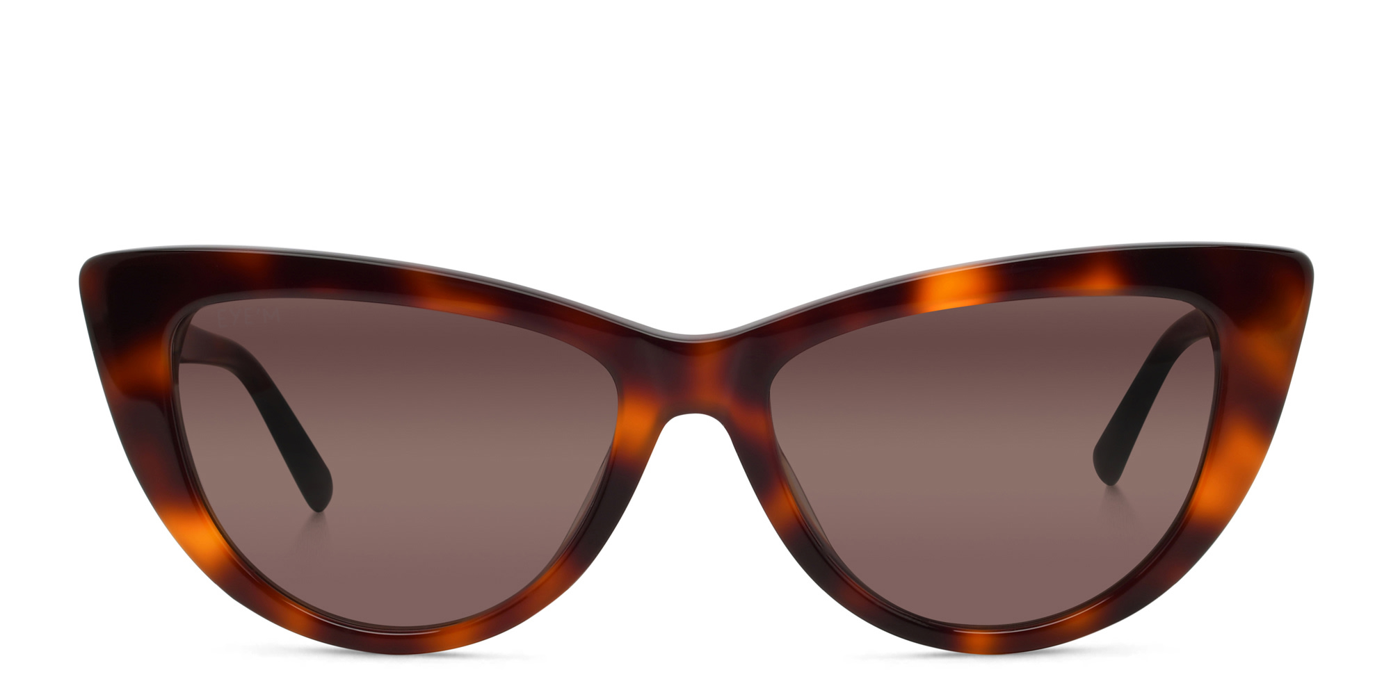 EYE'M Cat Eye Sunglasses in Havana – Product Photo 1