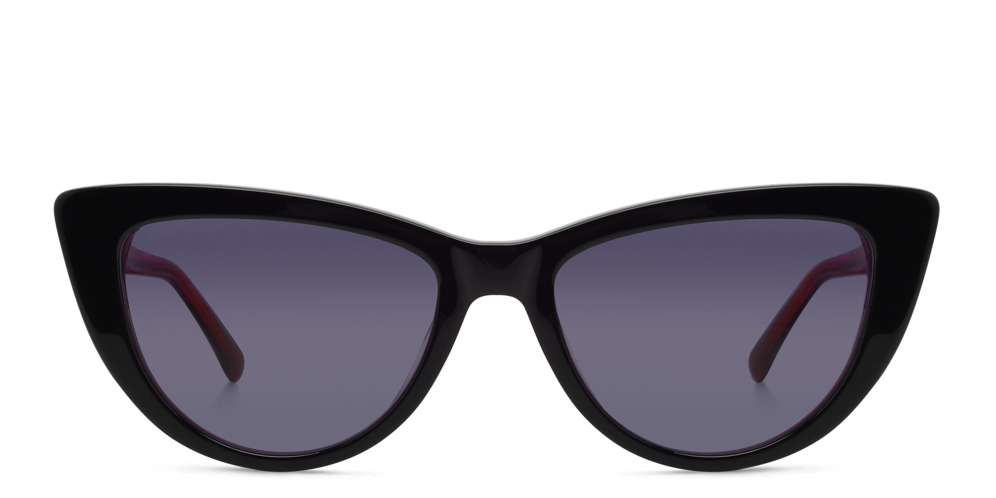 EYE'M Cat Eye Sunglasses in Black – Product Photo 1