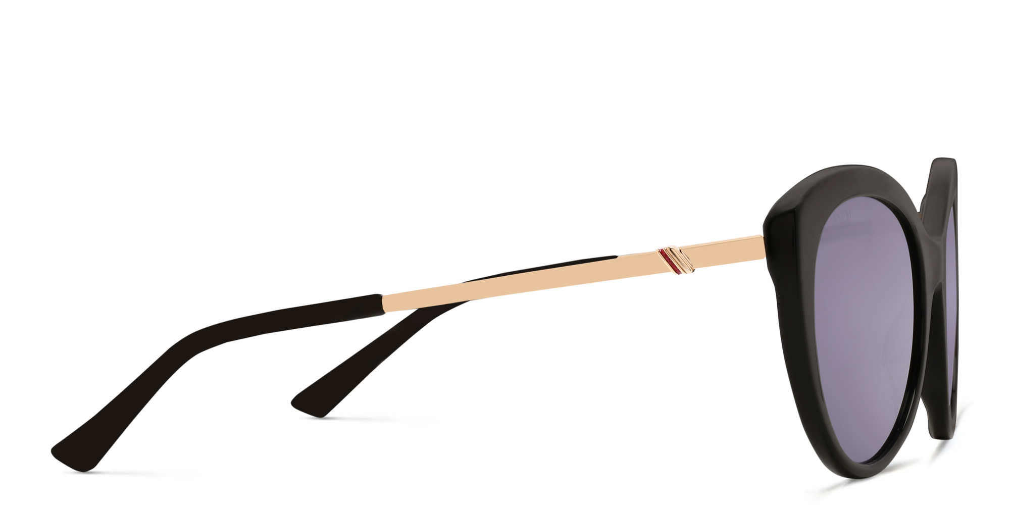 EYE'M Cat Eye Sunglasses in Black – Product Photo 3