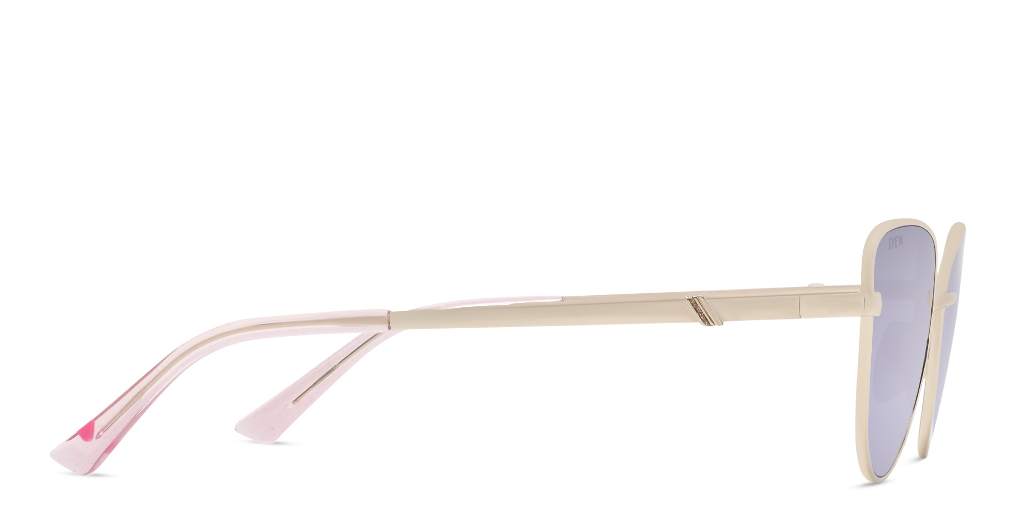 نظارة شمسية بإطار كات آي من EYE'M بلون ذهبي - صورة المنتج 3