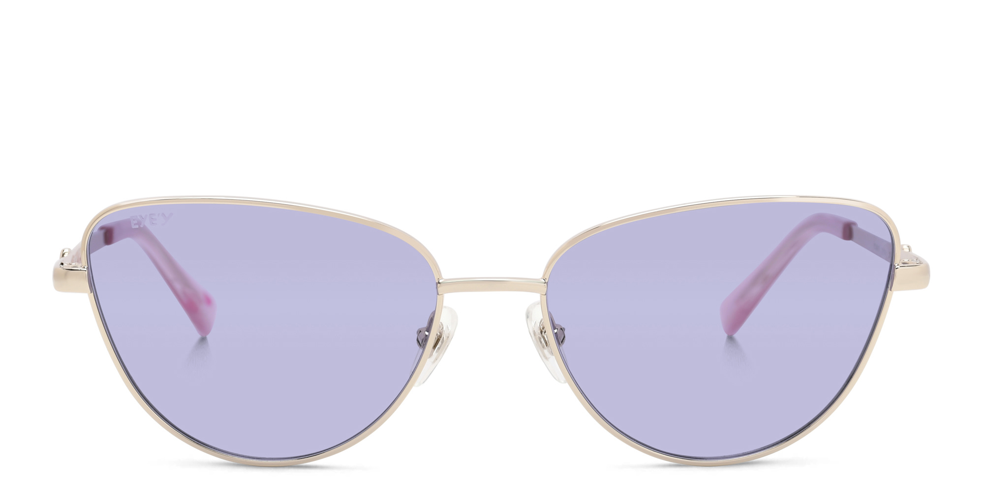 EYE'M Cat Eye Sunglasses in Gold – Product Photo 1