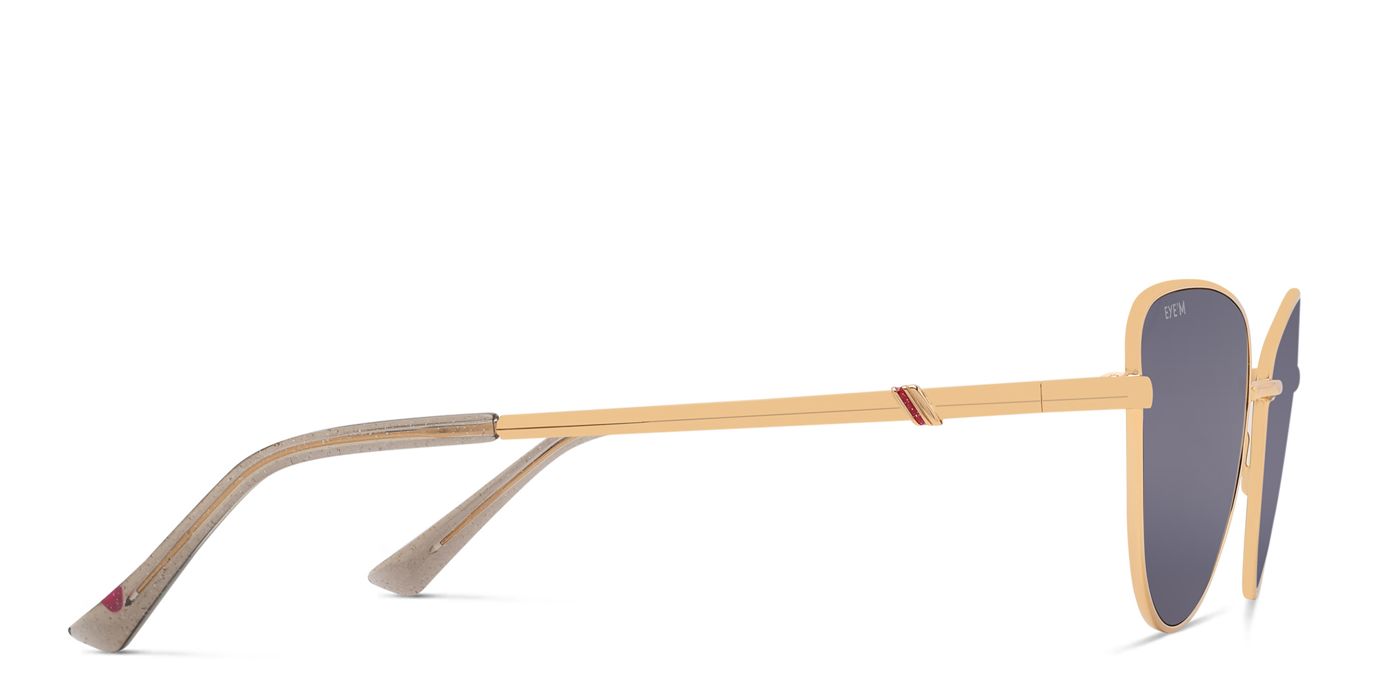 نظارات شمسية طراز كات آي من EYE'M بلون ذهبي - صورة المنتج 3
