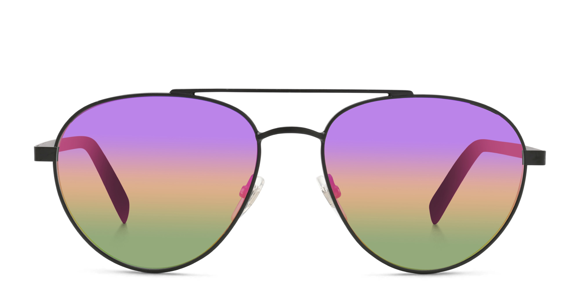 EYE'M Aviator Sunglasses in Black – Product Photo 1