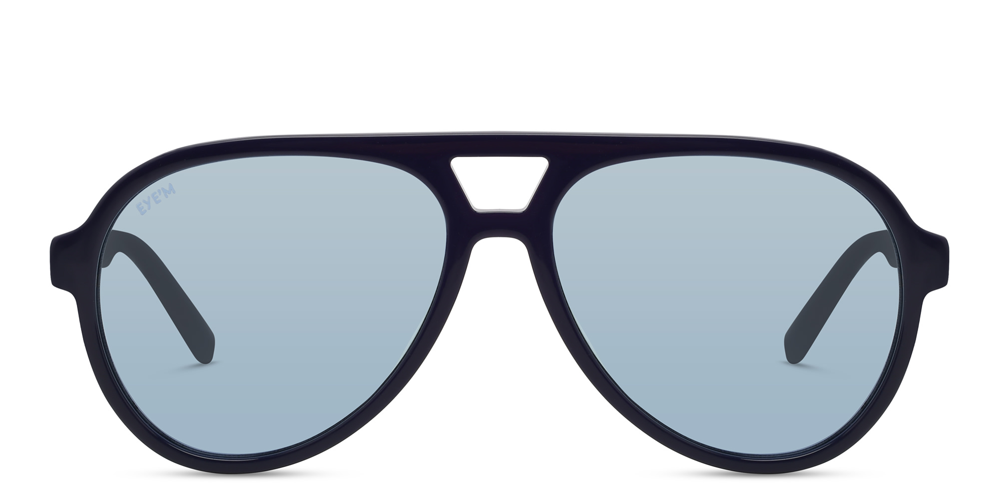 EYE'M Kids Aviator Sunglasses in Blue – Product Photo 1