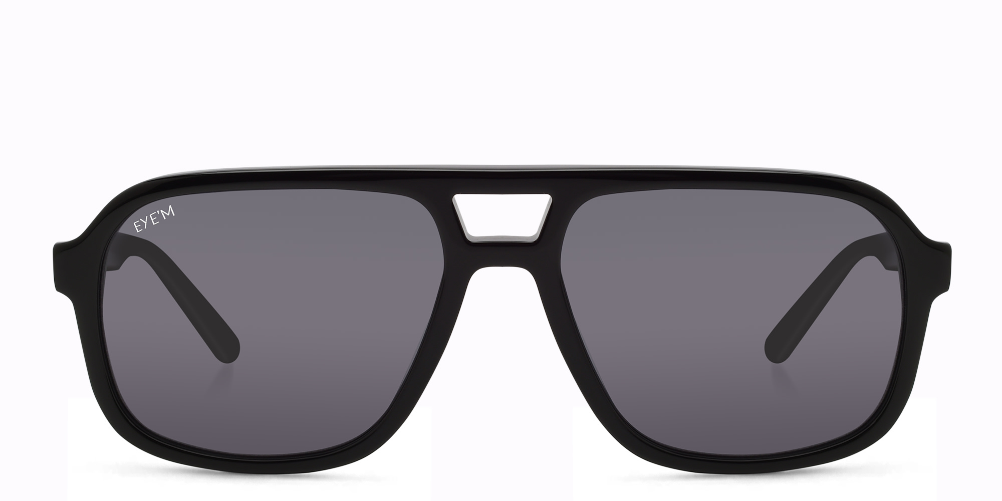 EYE'M Kids Aviator Sunglasses in Black – Product Photo 1
