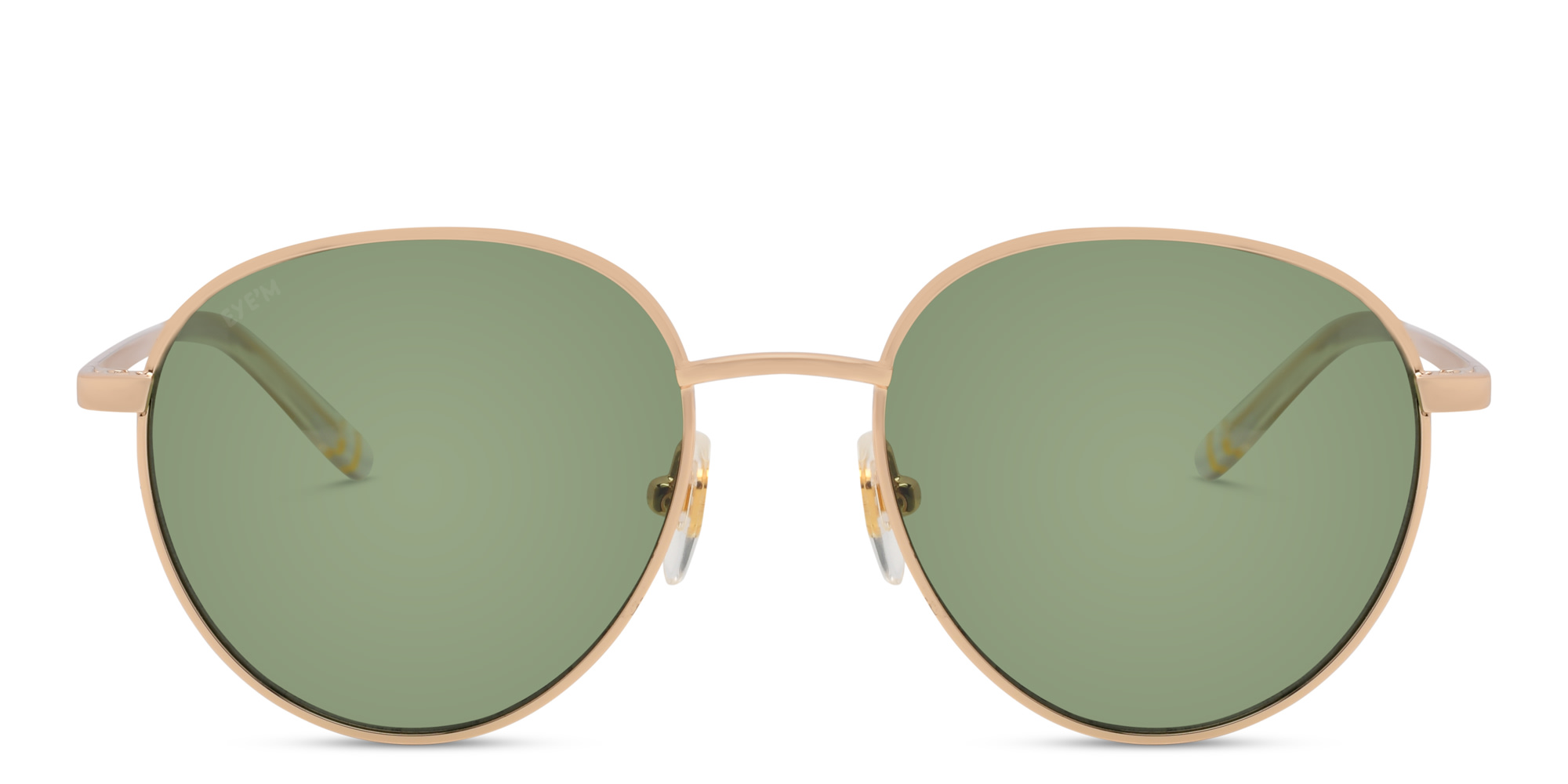 EYE'M Kids Round Sunglasses in Gold – Product Photo 1