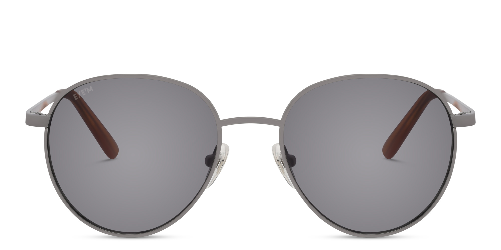 نظارة شمسية بإطار دائري للأطفال من EYE'M بلون فضي - صورة المنتج 1