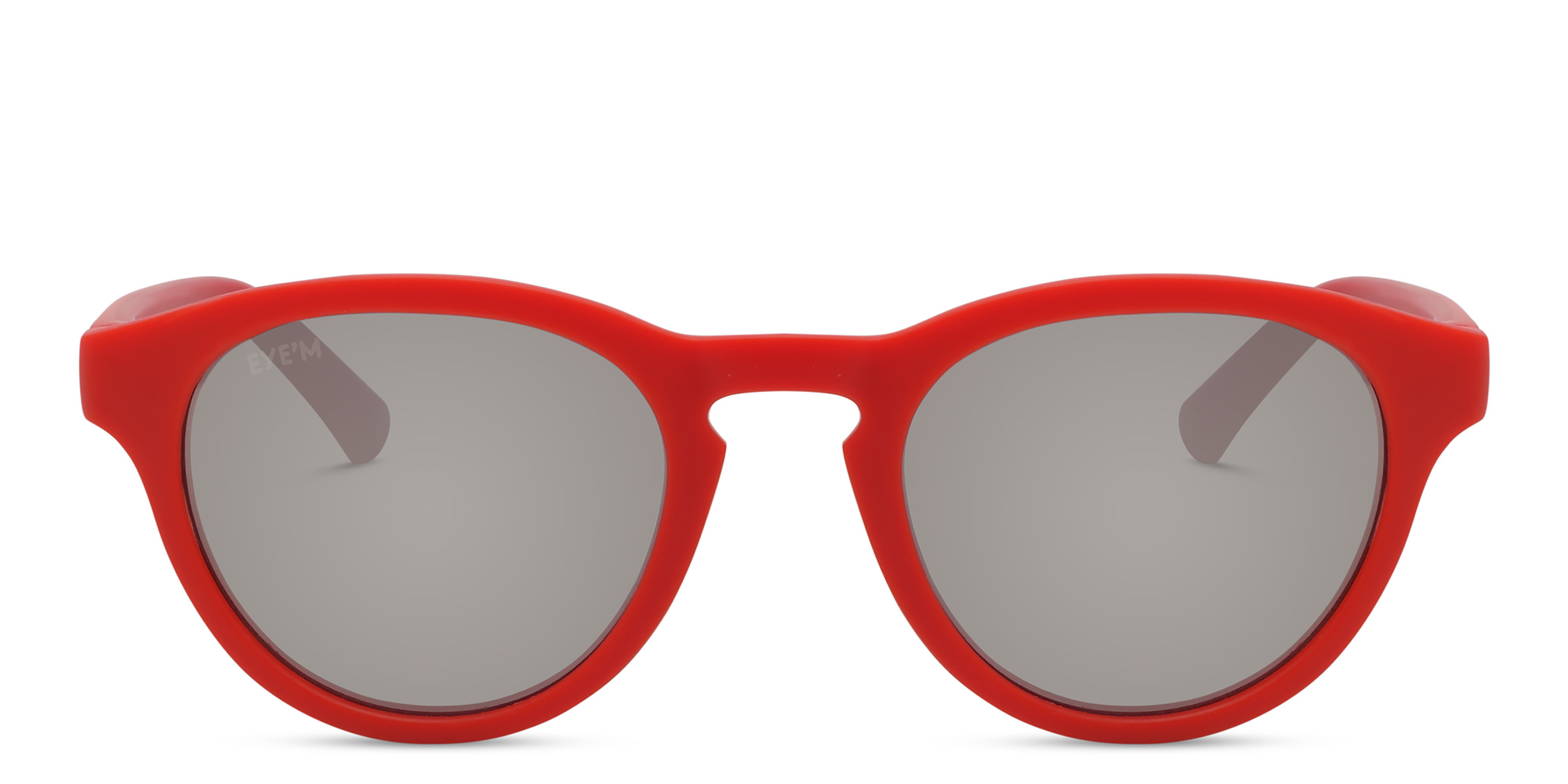 EYE'M Kids Round Sunglasses in Red – Product Photo 1