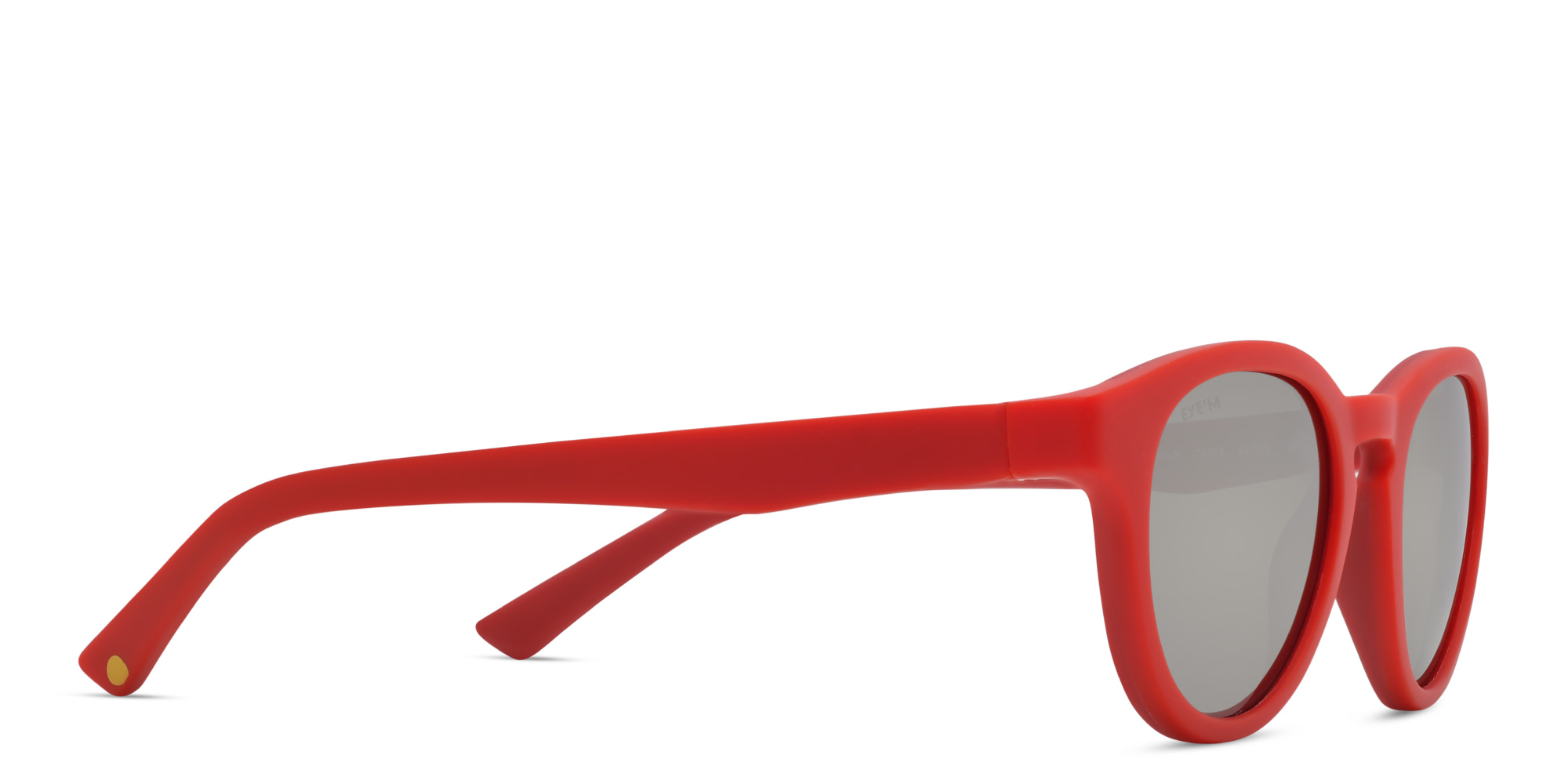 EYE'M Kids Round Sunglasses in Red – Product Photo 3