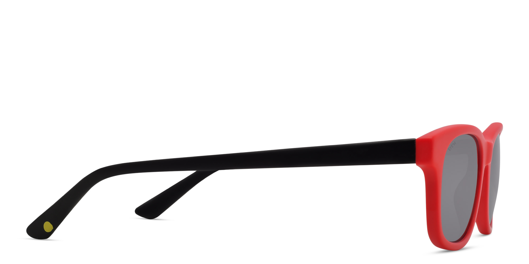 EYE'M Kids Rectangle Sunglasses in Red – Product Photo 3