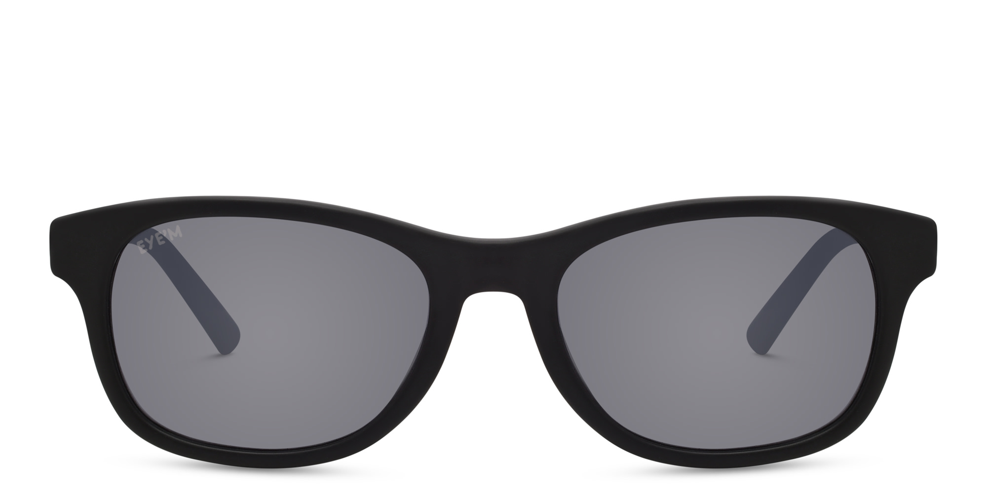 EYE'M Kids Rectangle Sunglasses in Black – Product Photo 1