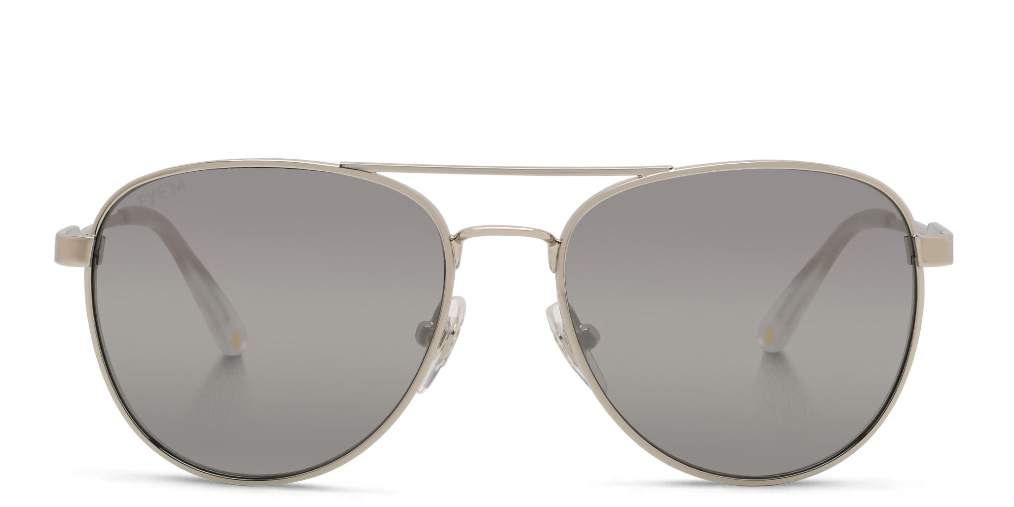 Shop EYE'M Kids Aviator Sunglasses in Silver online.