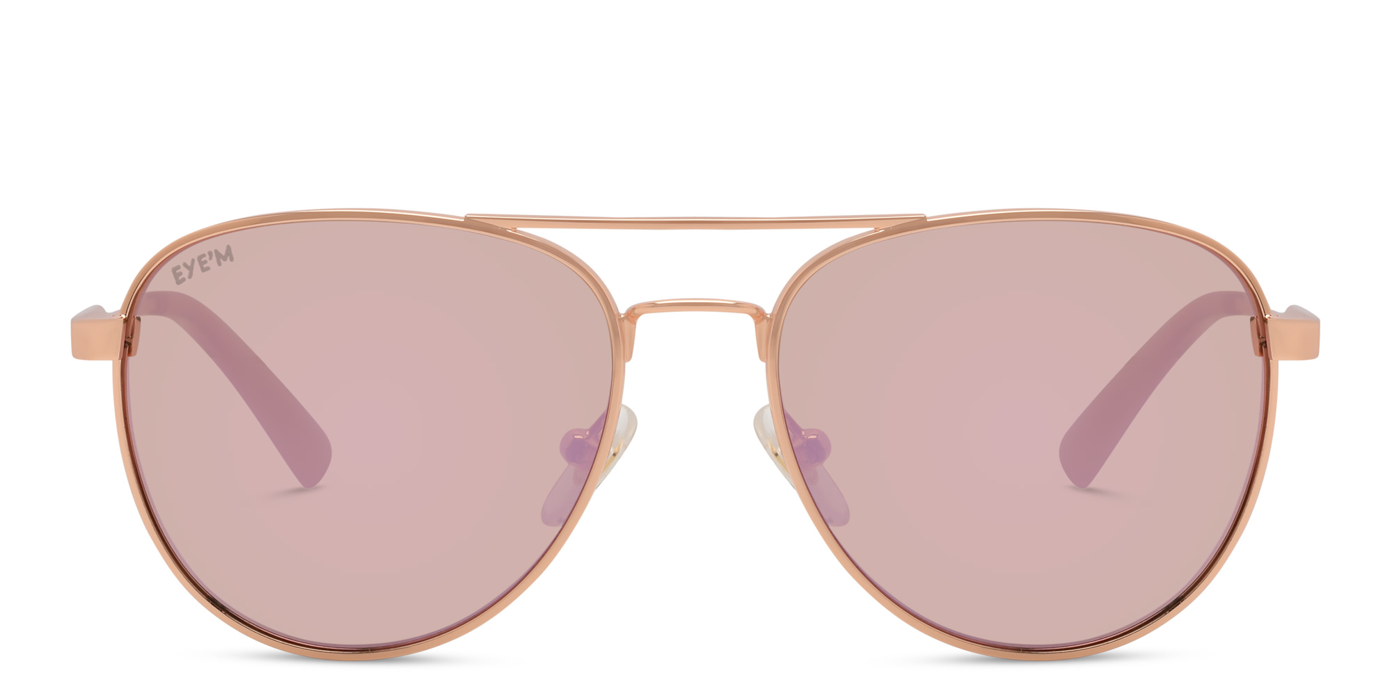EYE'M Kids Aviator Sunglasses in Gold – Product Photo 1