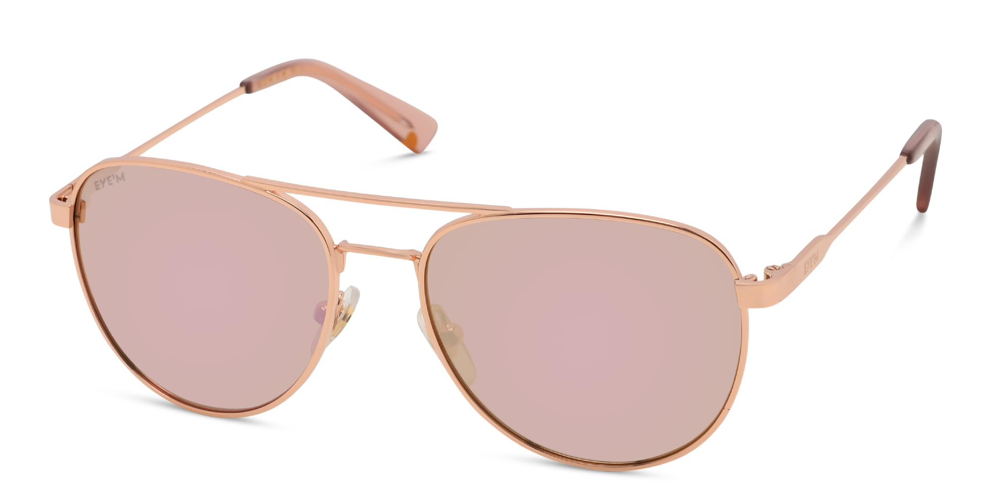 EYE'M Kids Aviator Sunglasses in Gold – Product Photo 2