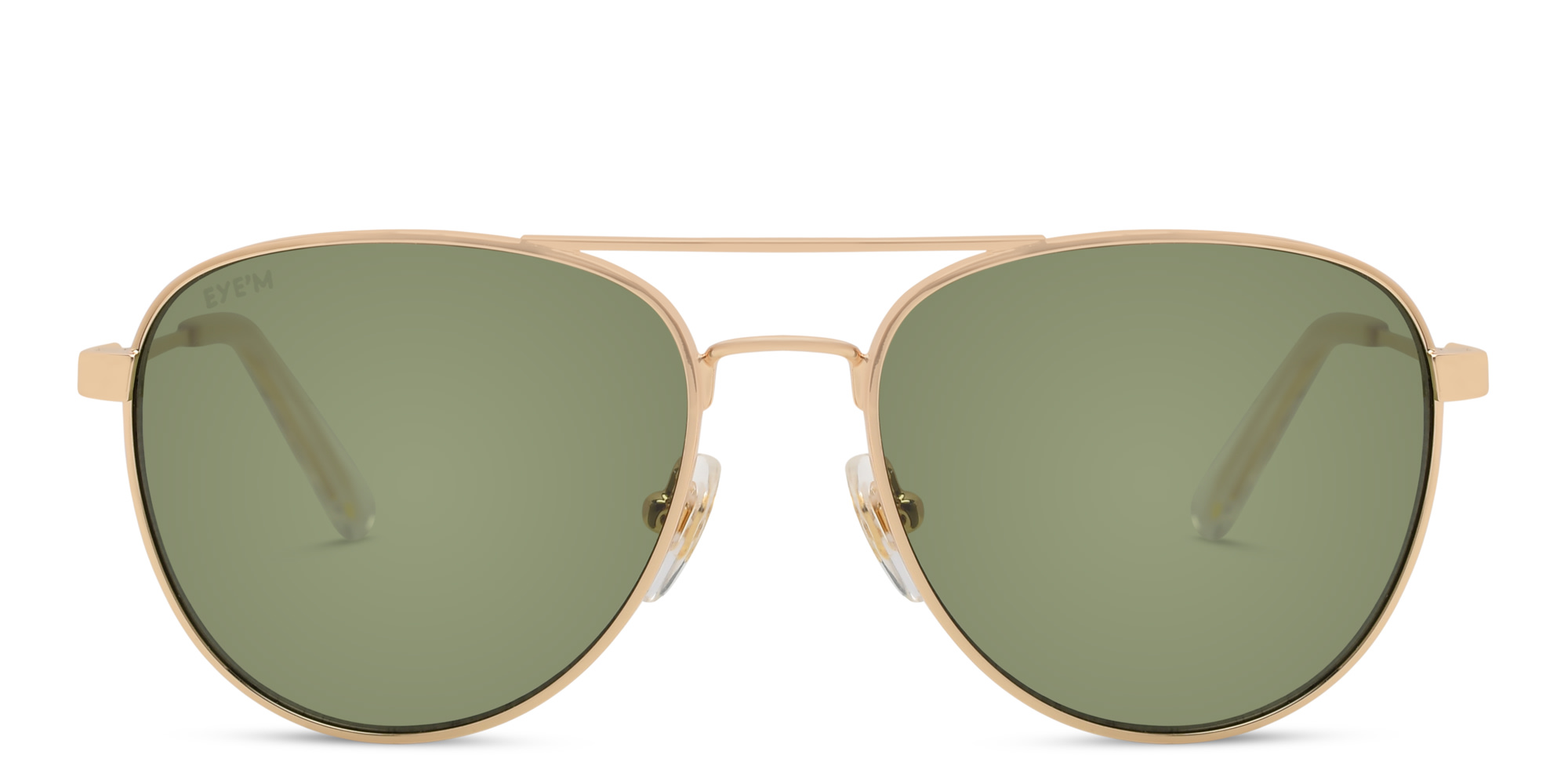 EYE'M Kids Aviator Sunglasses in Gold – Product Photo 1