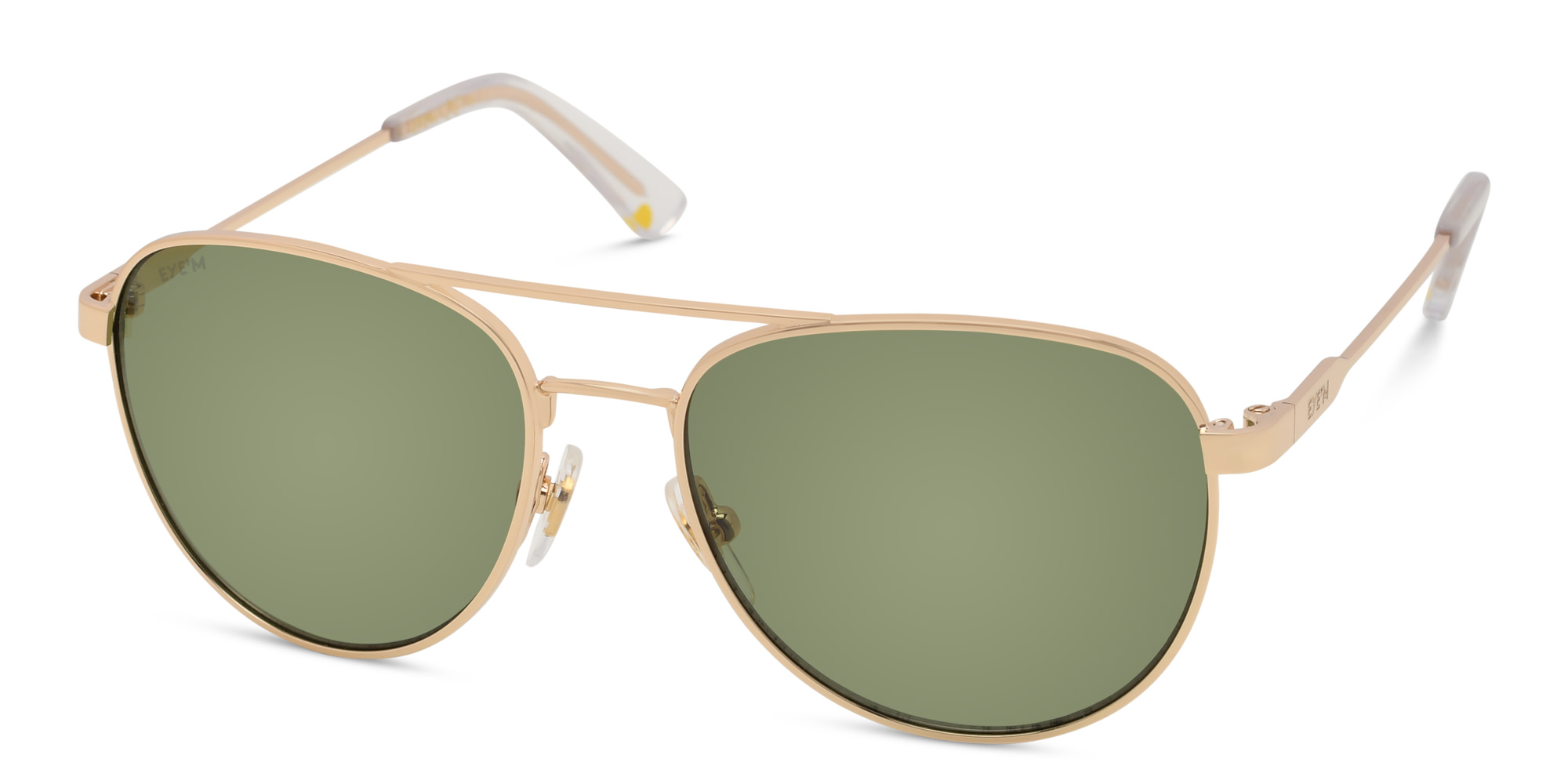 Shop EYE'M Kids Aviator Sunglasses in Gold online.