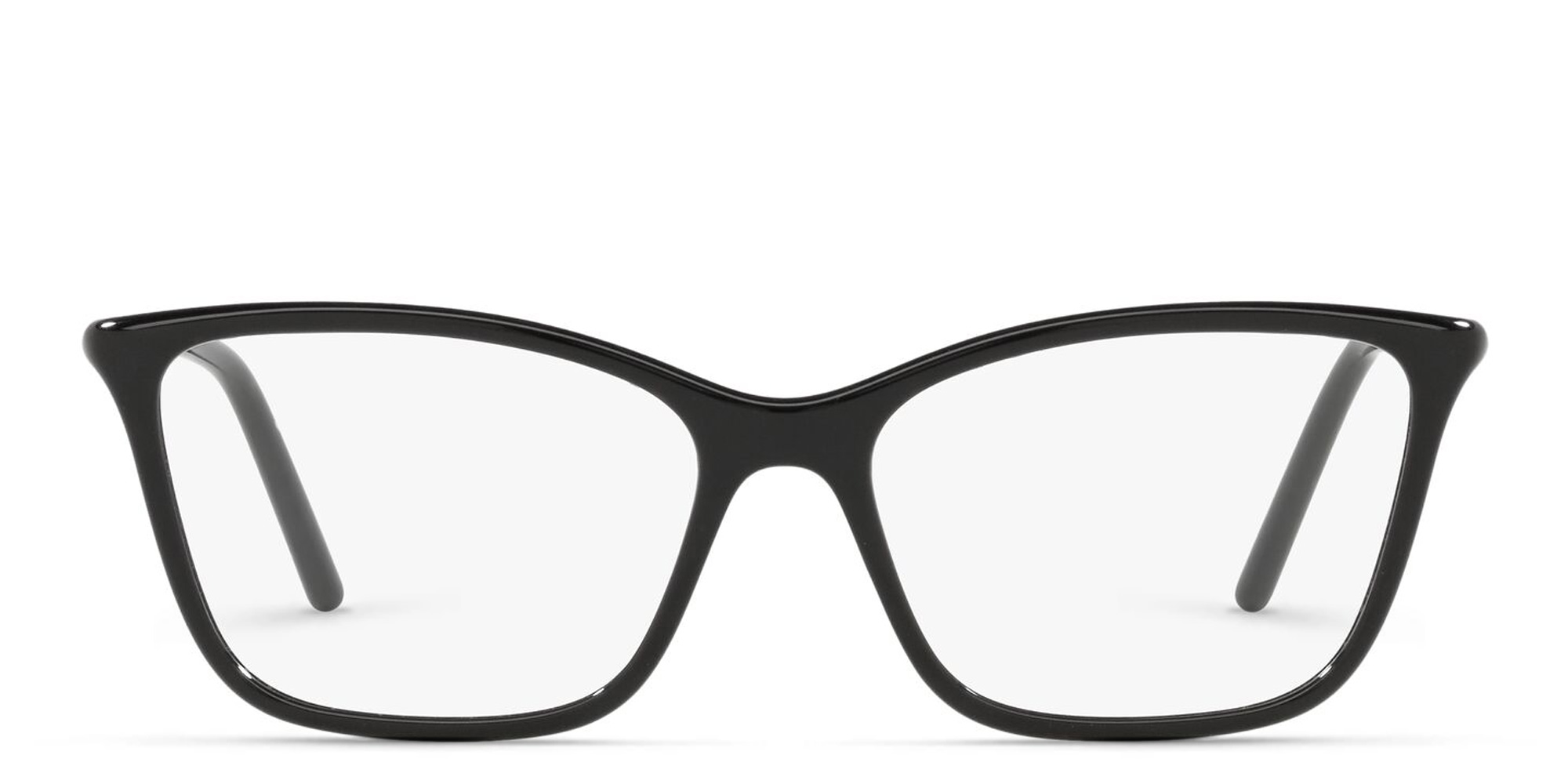 PRADA Wide Cat Eye Eyeglasses in Black – Product Photo 1