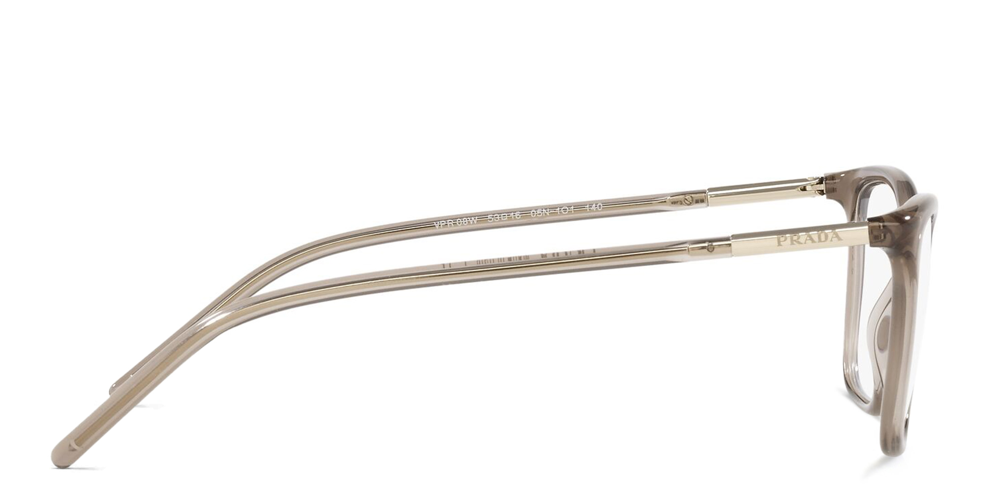 PRADA Cat Eye Eyeglasses in Honey Crystal – Product Photo 3