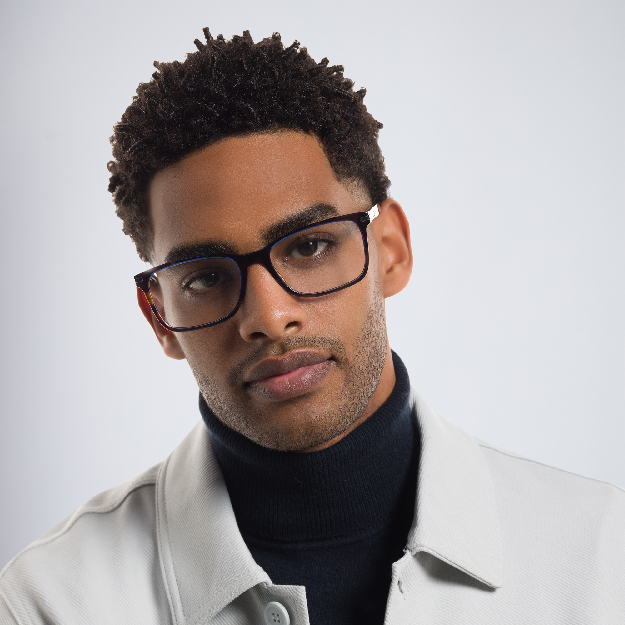 PRADA Wide Rectangle Eyeglasses in Turquoise Tortoise – Product Photo 6