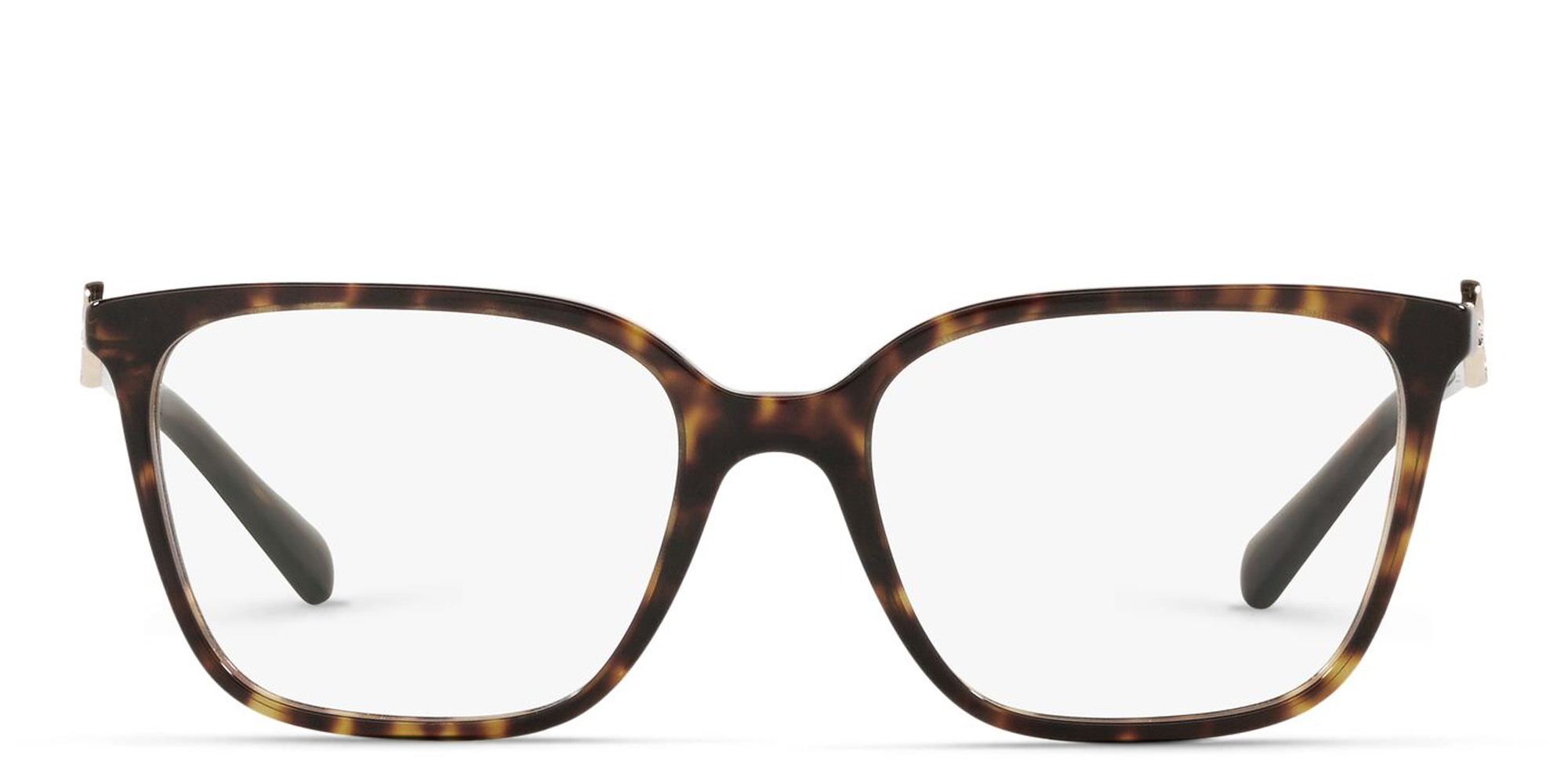 BVLGARI Rectangle Eyeglasses in Havana – Product Photo 1