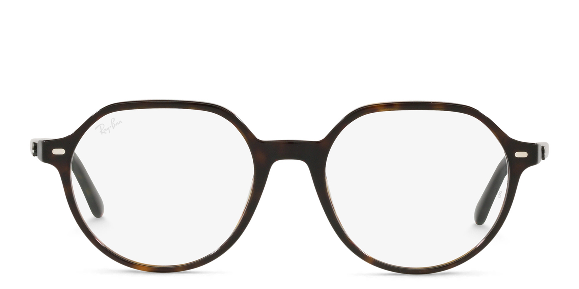 Shop Ray-Ban Thalia Unisex Square Eyeglasses in Havana online.
