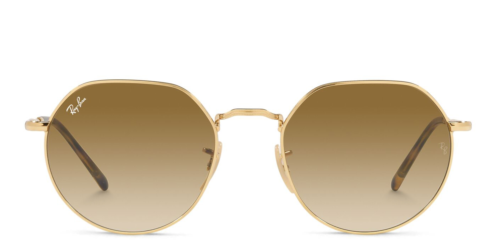 Ray-Ban Jack Unisex Irregular Sunglasses in Gold – Product Photo 1