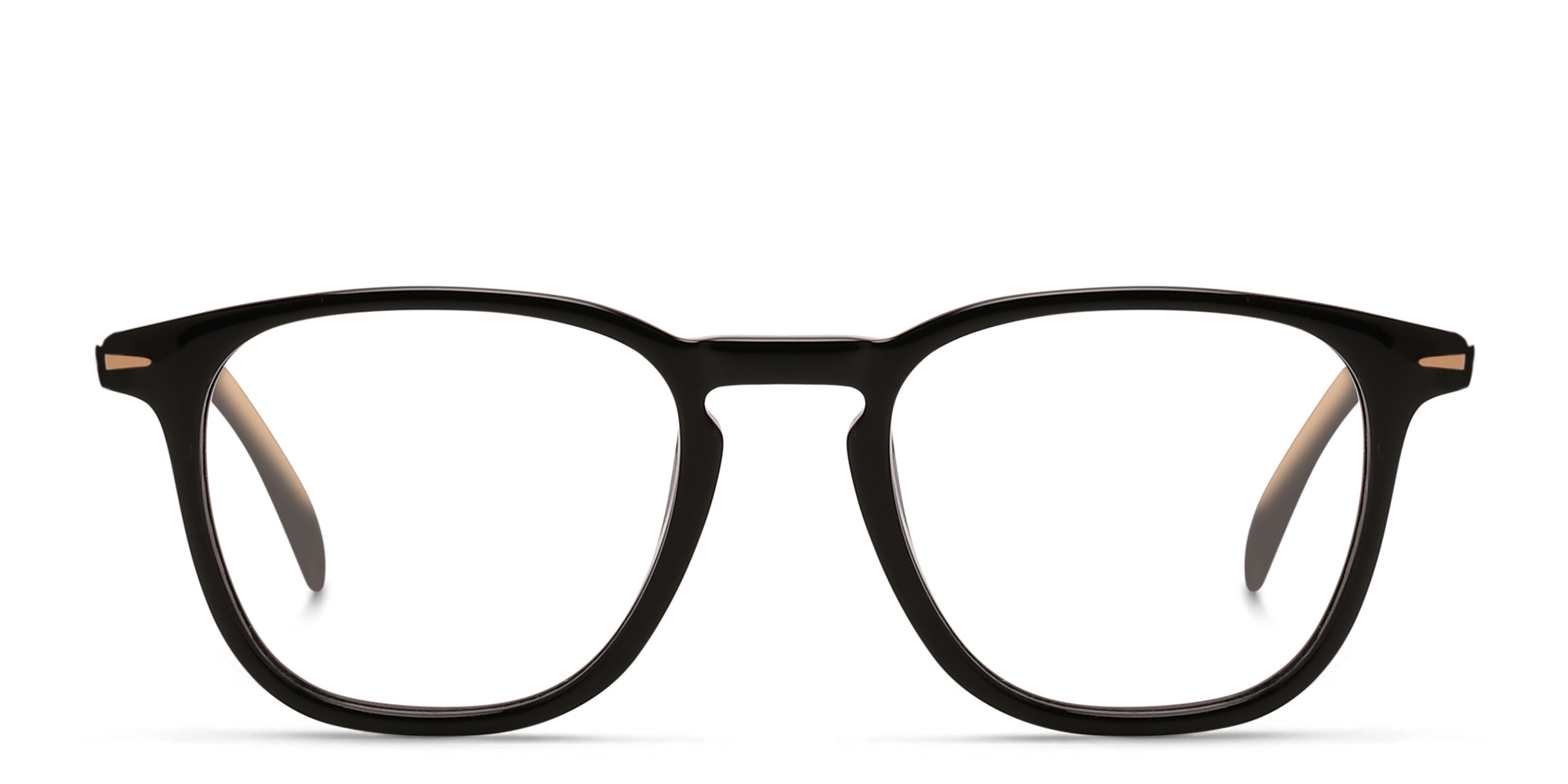 نظارة طبية مربعة من ديفيد بيكهام بلون أسود - صورة المنتج 1