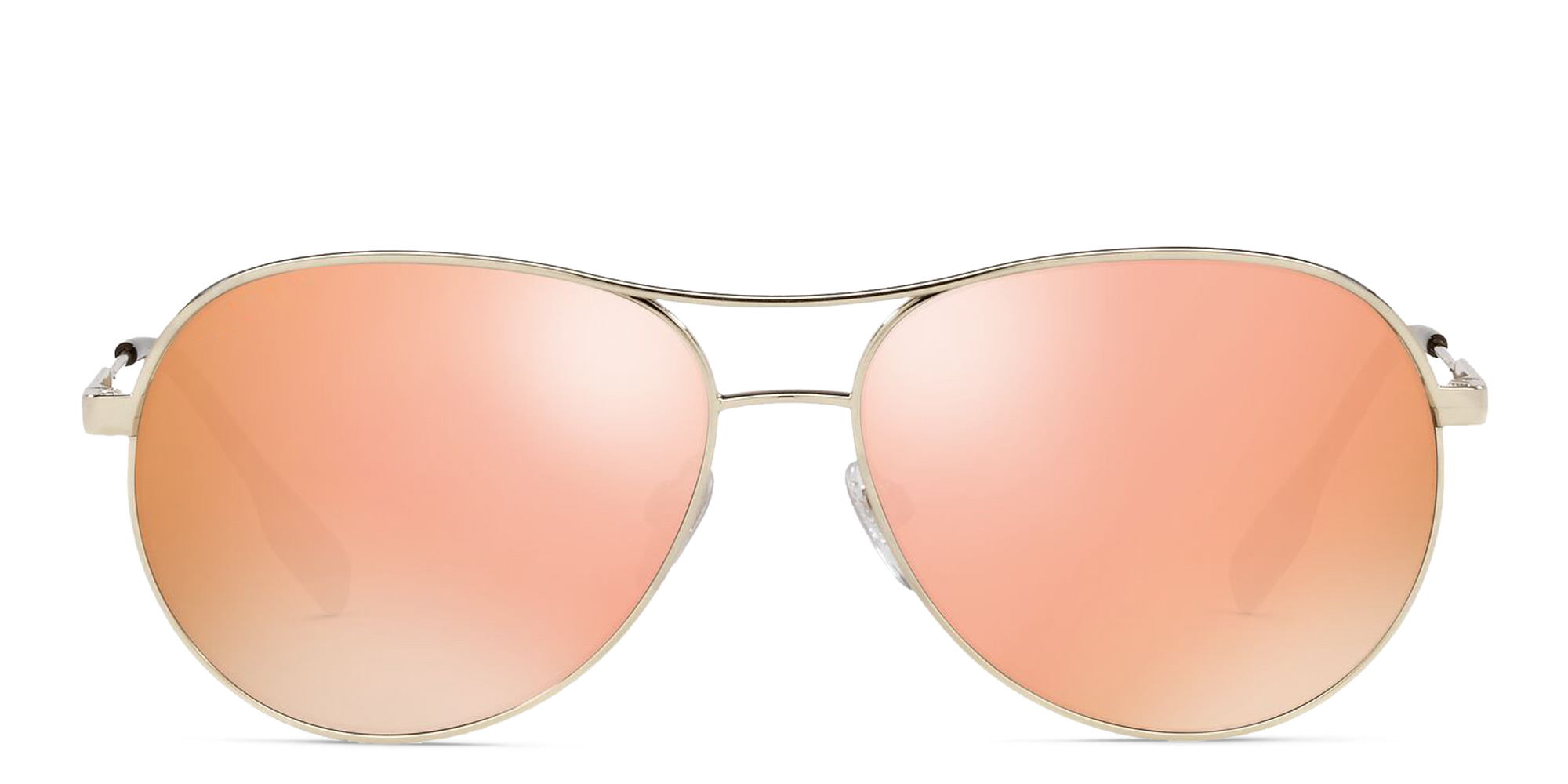 BURBERRY Aviator Sunglasses in Light Gold – Product Photo 1