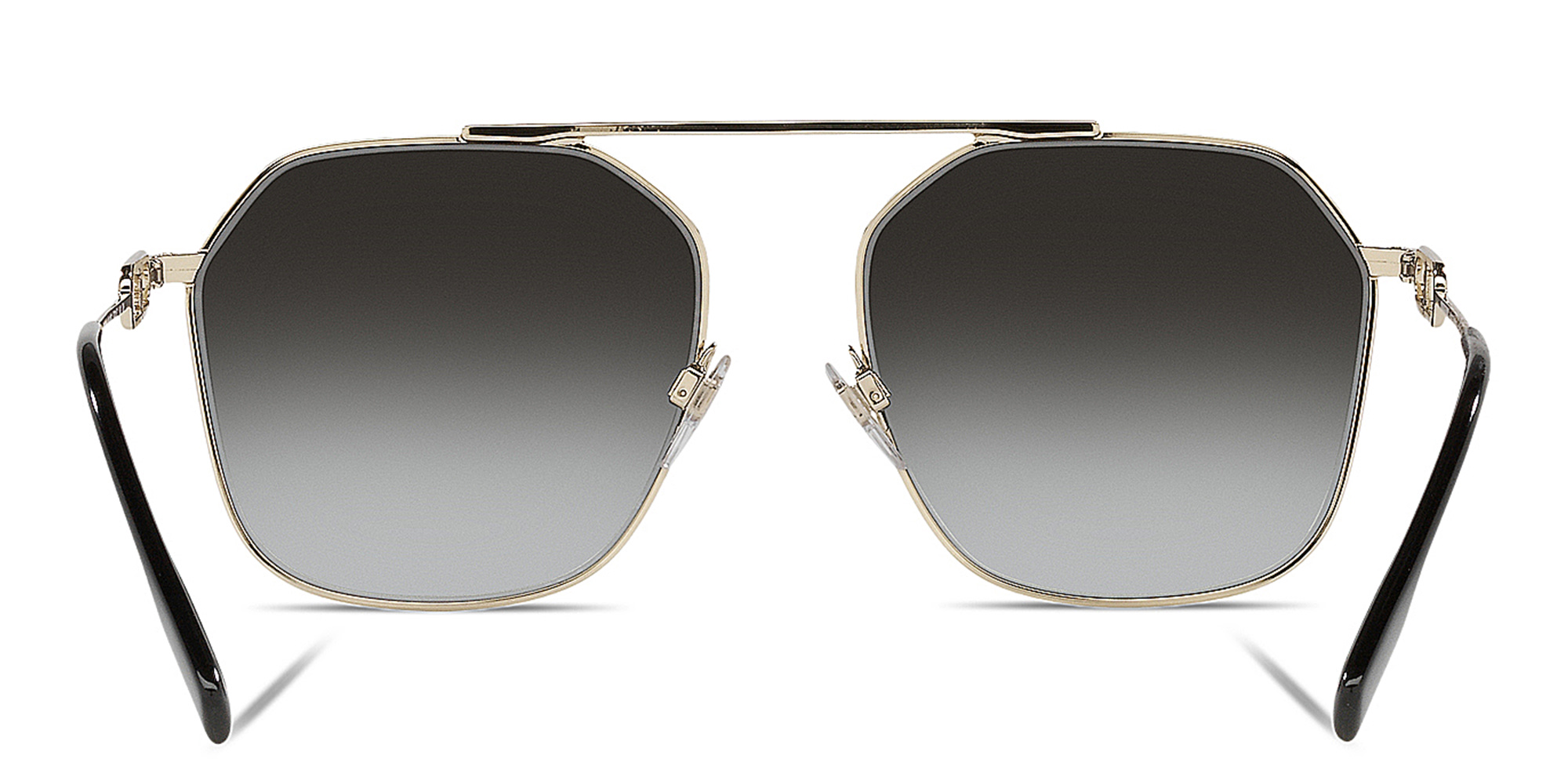 BURBERRY Square Sunglasses in Light Gold – Product Photo 4