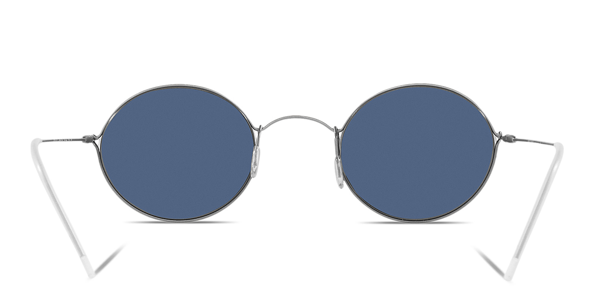 Shop GIORGIO ARMANI Round Sunglasses in Grey online.