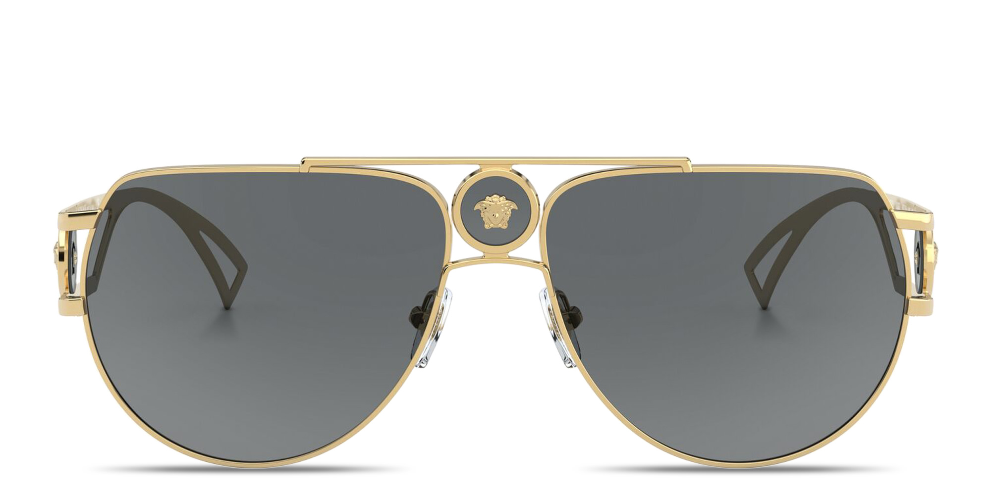 VERSACE Medusa Pilot Sunglasses in Gold – Product Photo 1