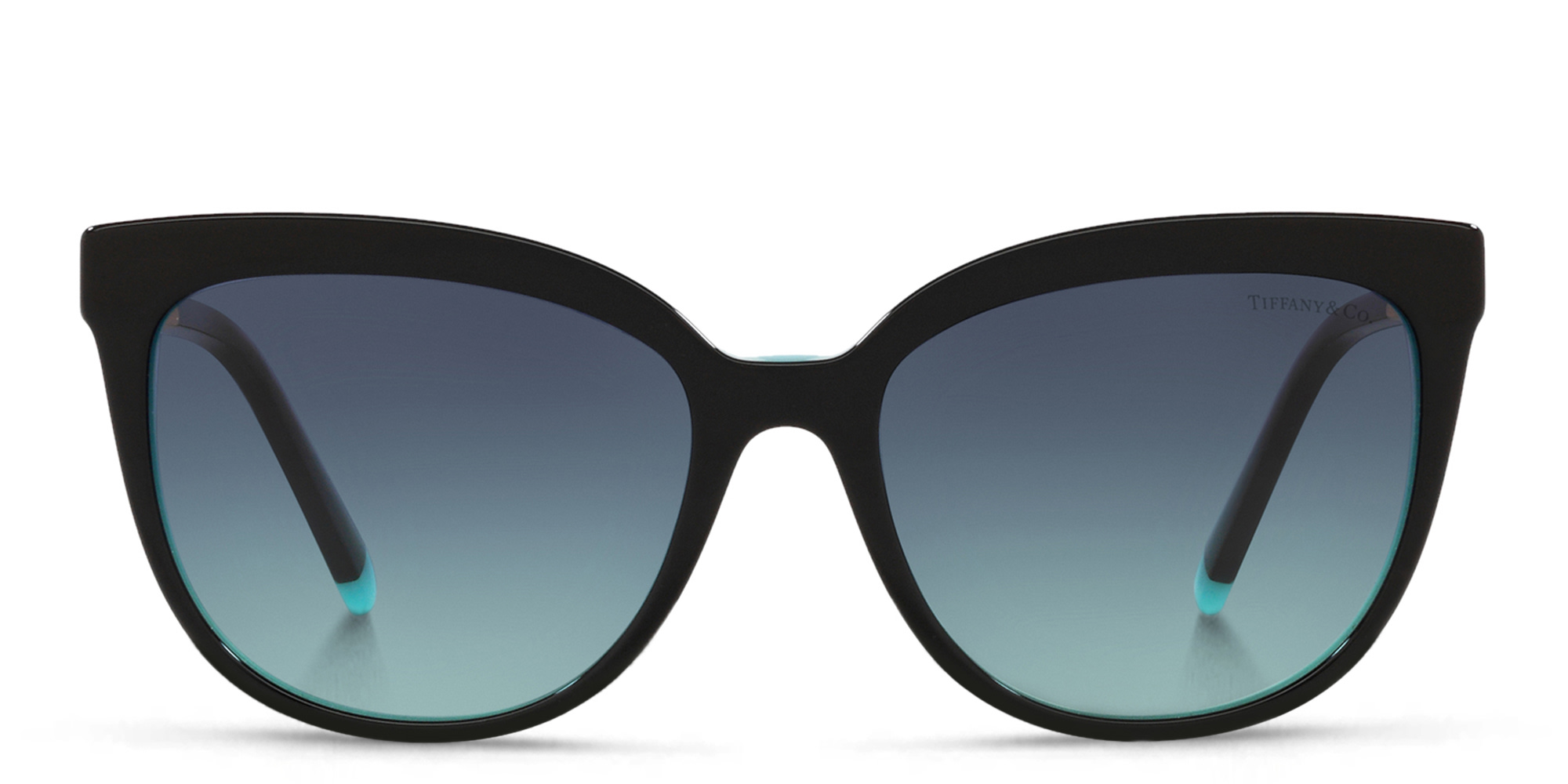 Shop TIFFANY Cat-Eye Sunglasses in Black online.