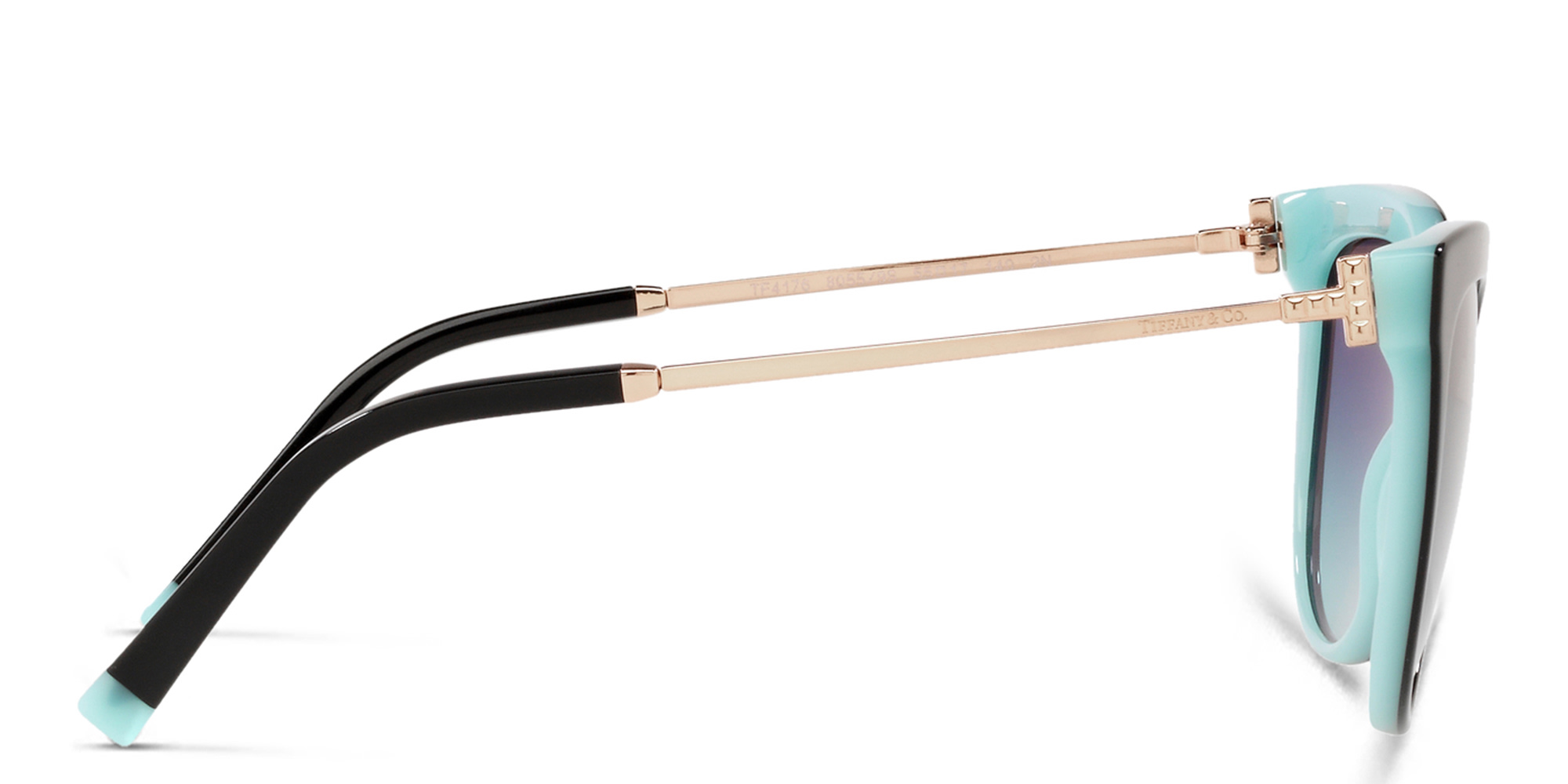 Shop TIFFANY Cat-Eye Sunglasses in Black online.