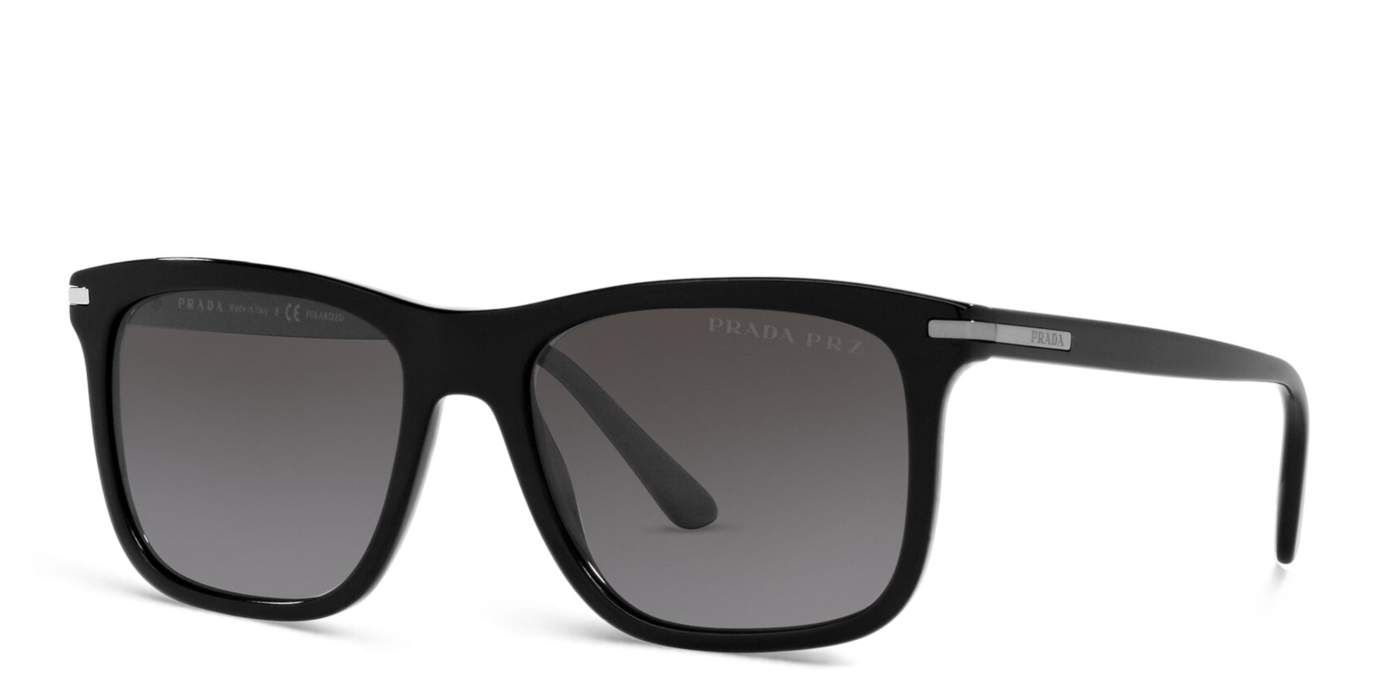 PRADA Square Sunglasses in Black – Product Photo 2