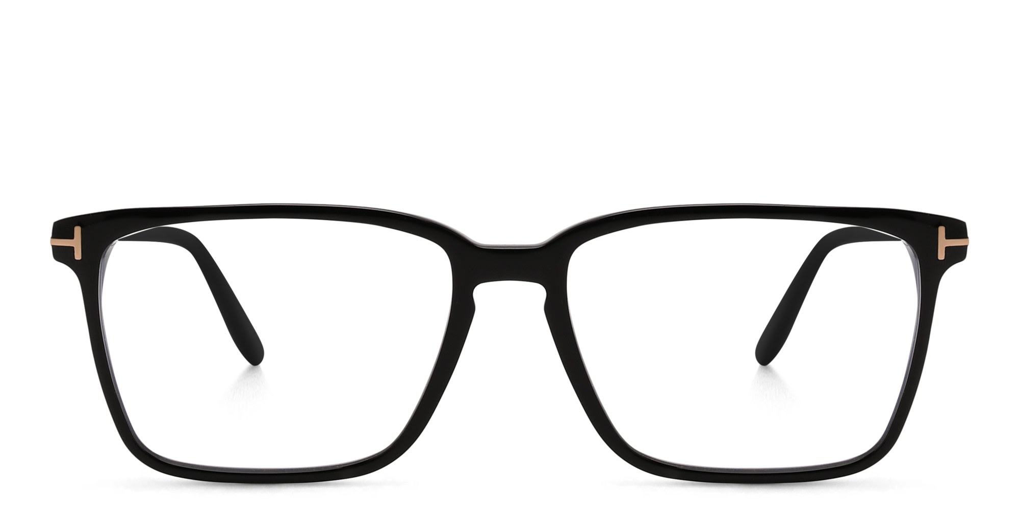 TOM FORD Rectangle Eyeglasses in Shiny Black – Product Photo 1