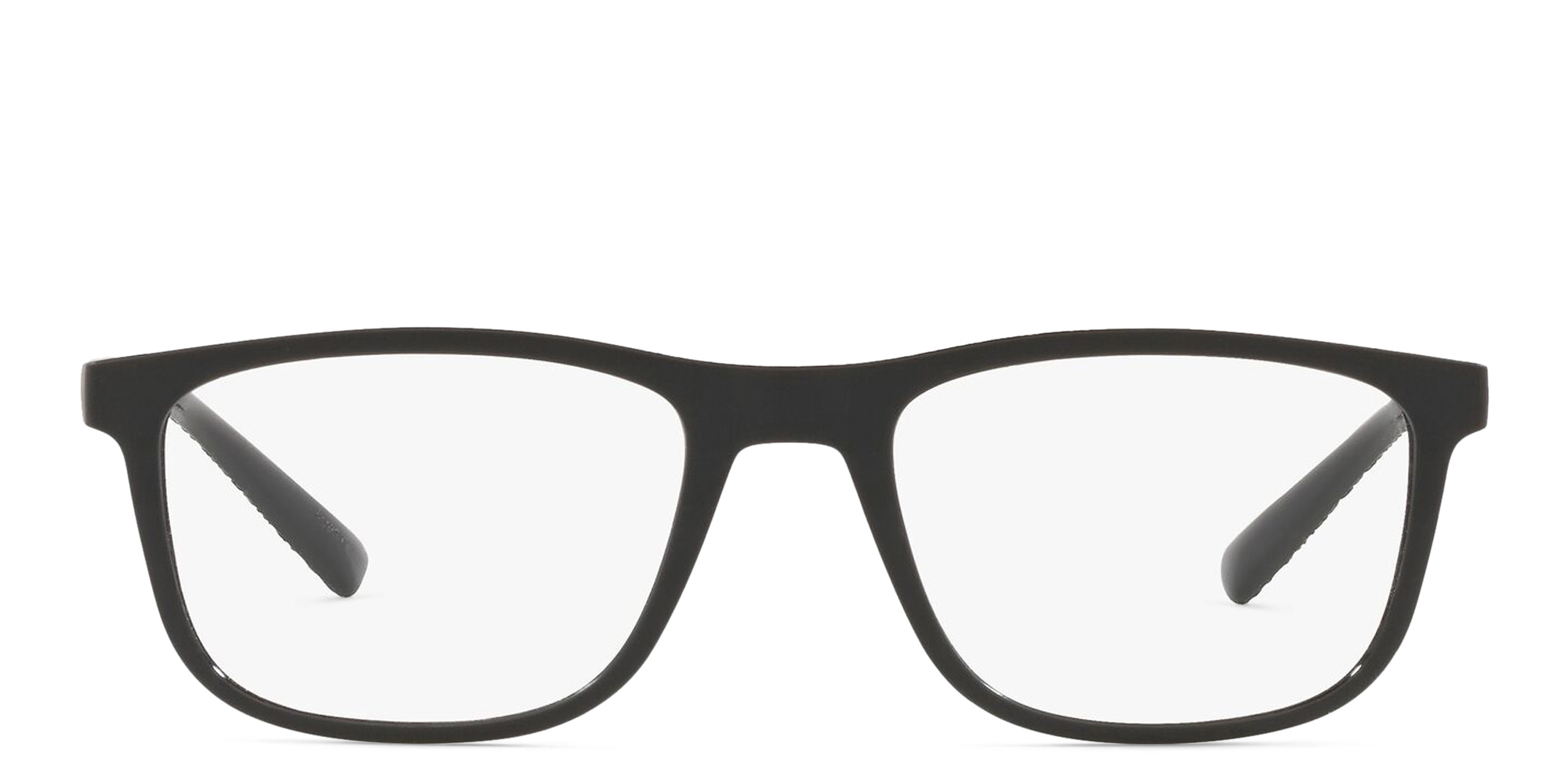 Shop Dolce & Gabbana Wide Rectangle Eyeglasses in Matte Black online.