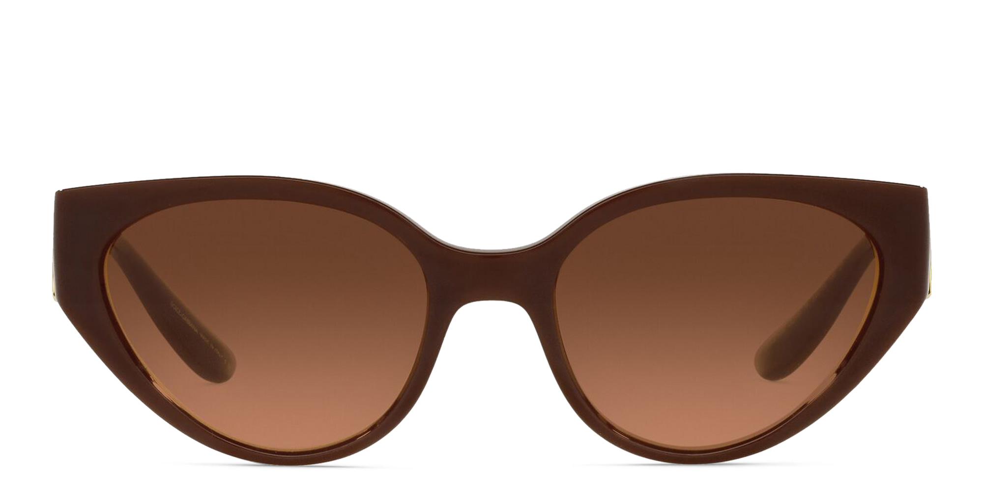 Dolce & Gabbana Cat Eye Sunglasses in Transparent Aubergine – Product Photo 1