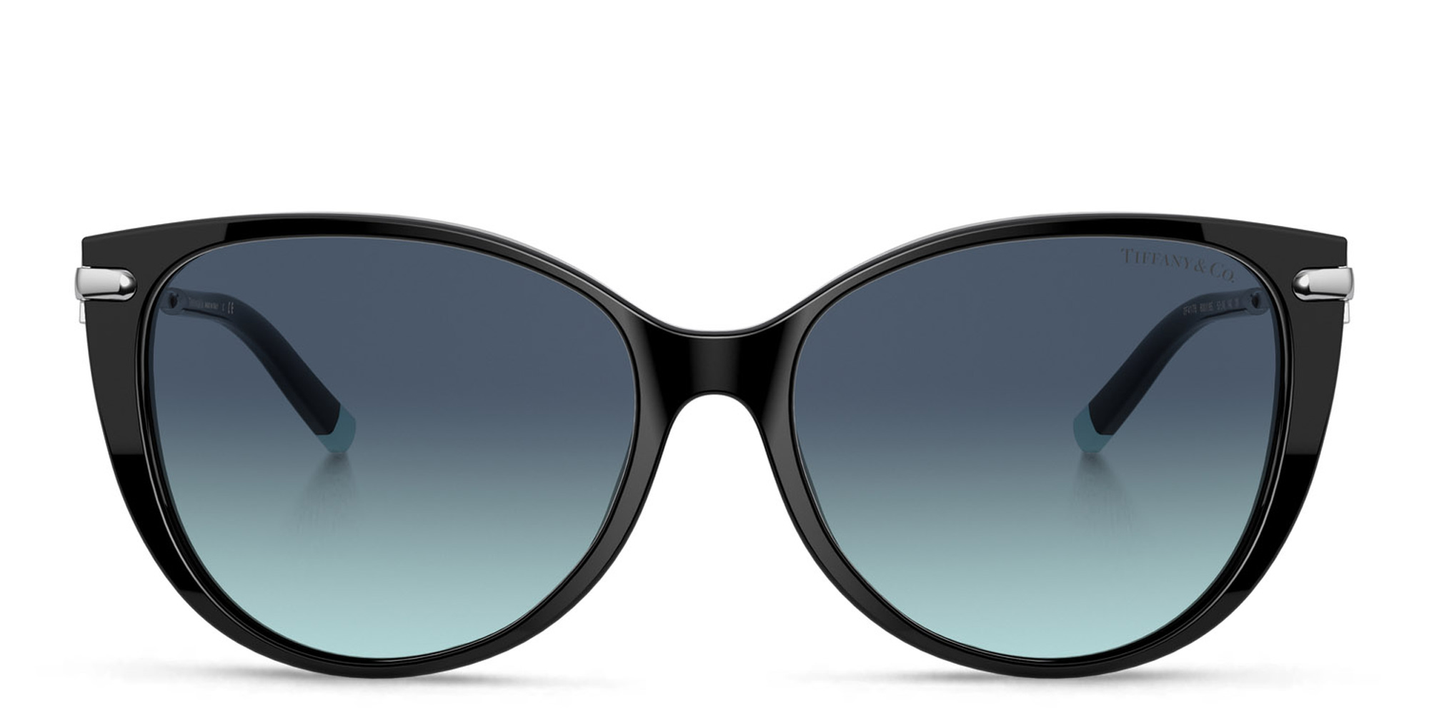 Shop TIFFANY Cat-Eye Sunglasses in Black online.